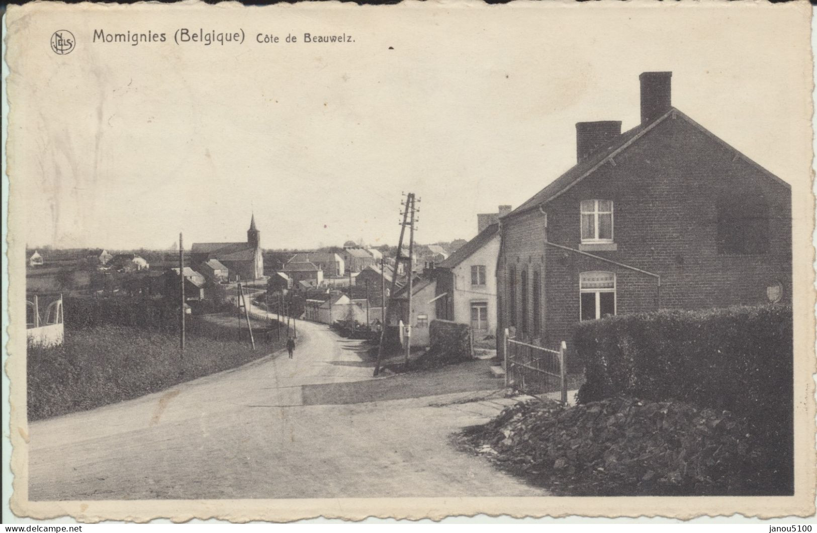 CARTES POSTALES   BELGIQUE   MOMIGNIES  (HAINAUT).  CÔTE DE BEAUWELZ   1943. - Momignies