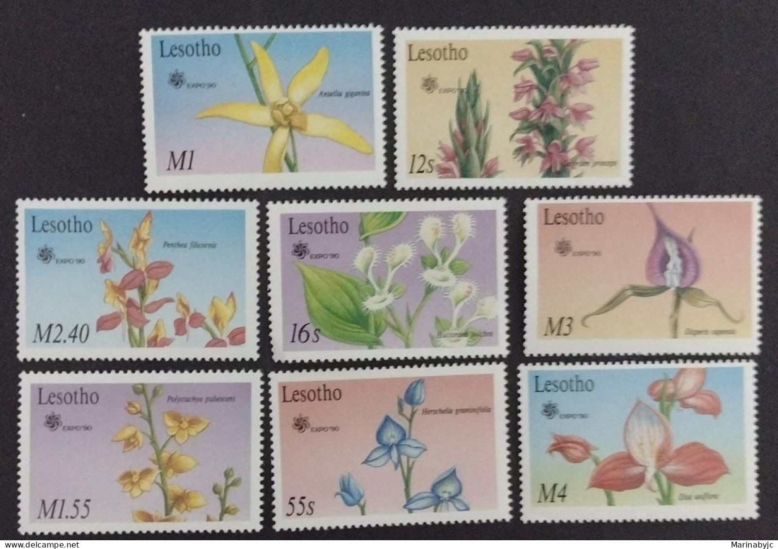 BD)1990. LESOTHO, FLOWERS, INTERNATIONAL GARDEN SHOW, MNH - Lesotho