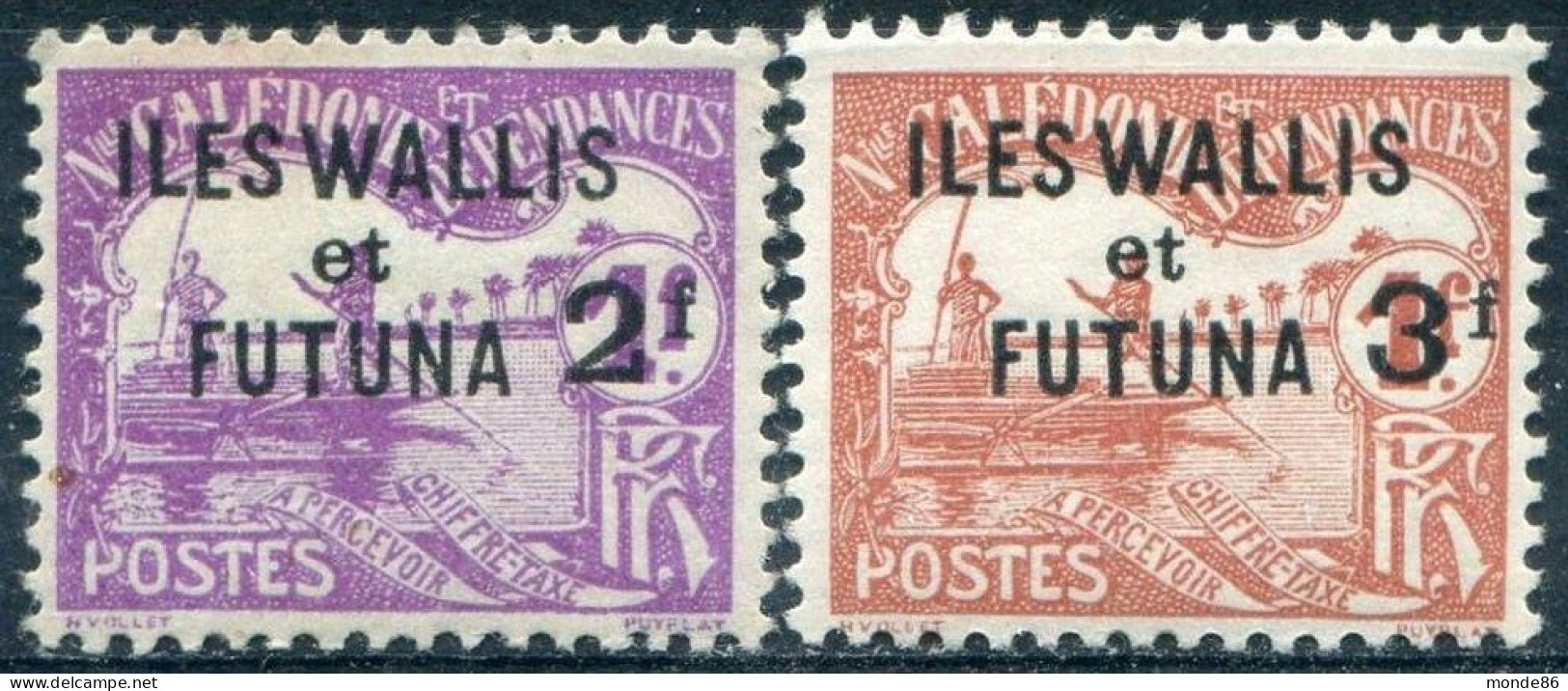 WALLIS & FUTUNA - Y&T Taxe N° 9-10 * - Postage Due