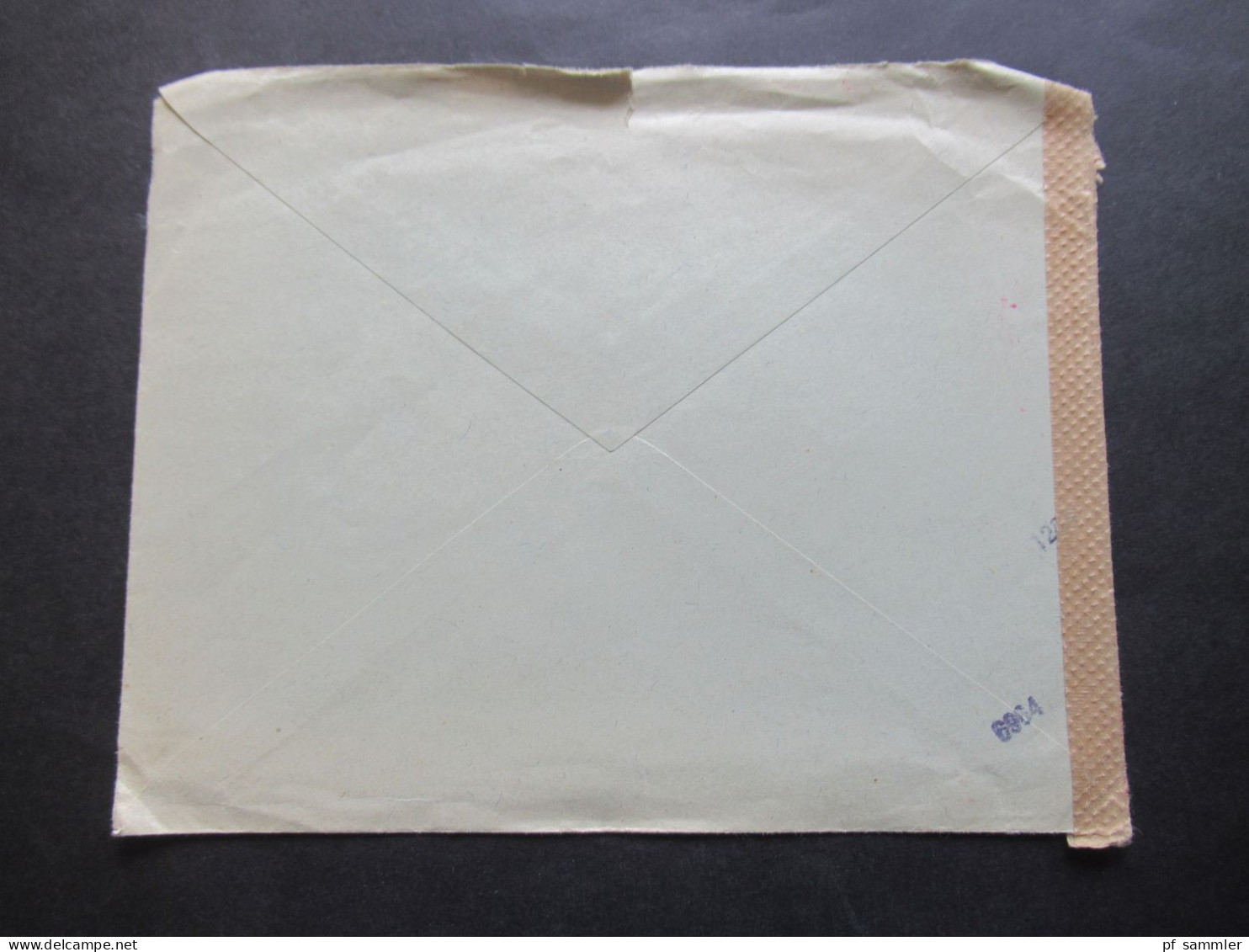 Ungarn Horthy Fliegerfonds (III) 1942 Auslandsbrief Nach Trossingen Zensurbeleg OKW Zensur Und Verschlussstreifen - Covers & Documents