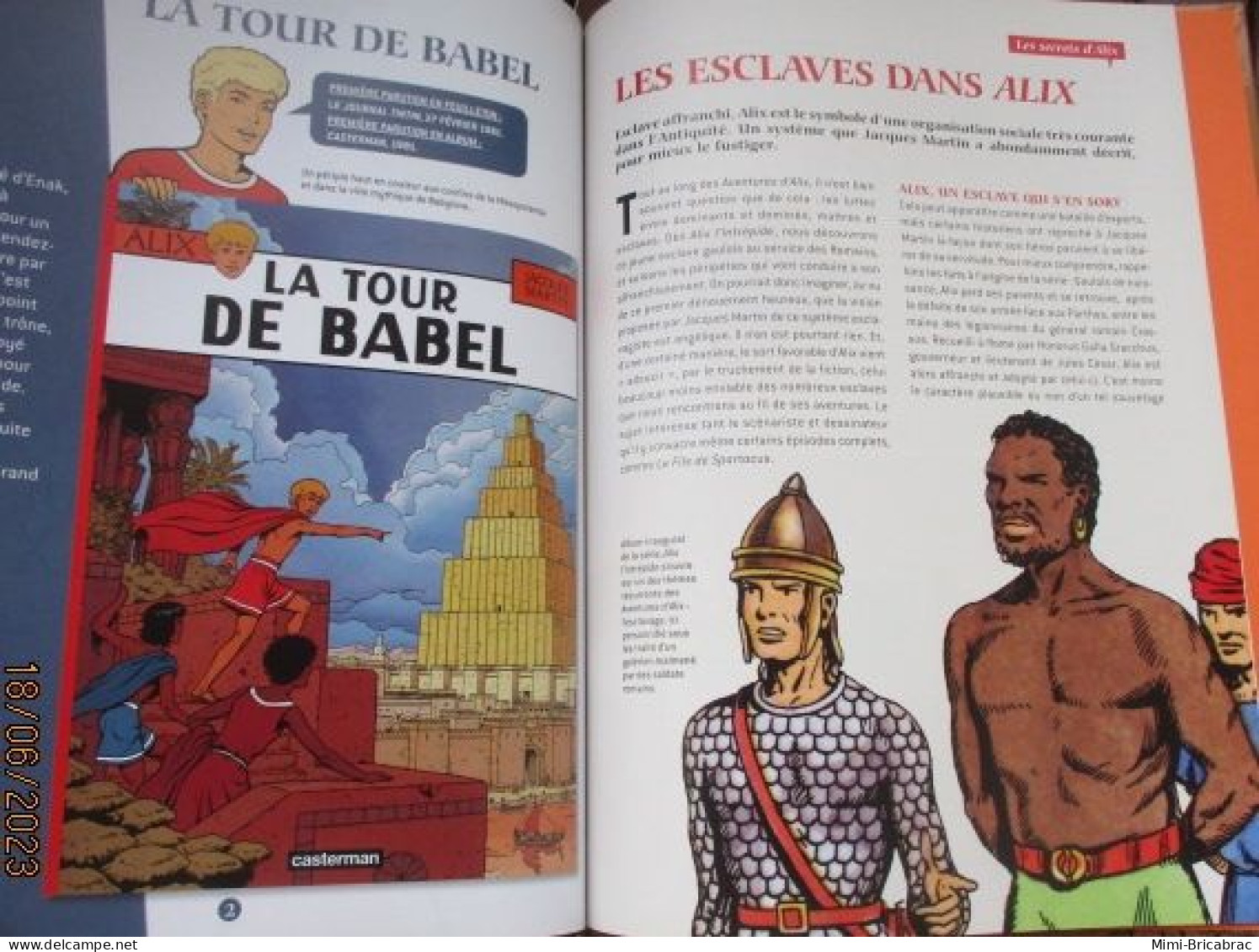 BD2011 / BD ALIX / LA TOUR DE BABEL  en excellent état , édition de 2012 , valait 7,99€, avec suppl LE MONDE D'ALIX