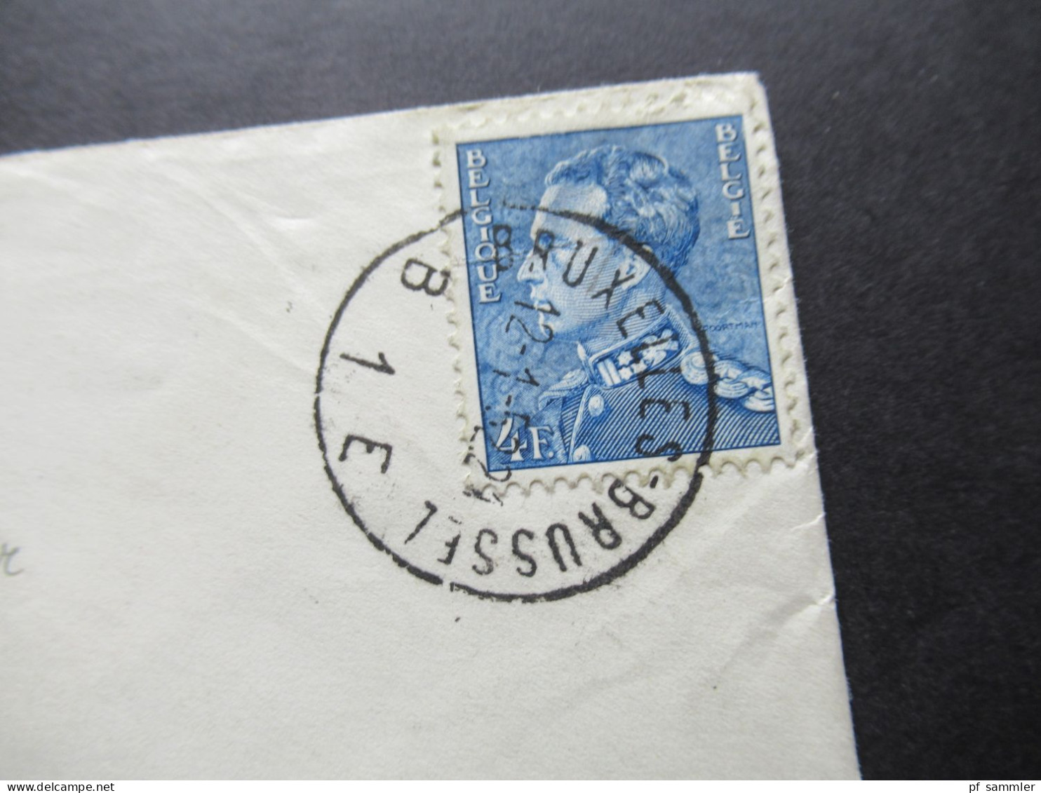 Belgien 1951 / 52 Zensurbelege Stempel Österreichische Zensurstelle 263 und 527 Auslandsbriefe nach Wien