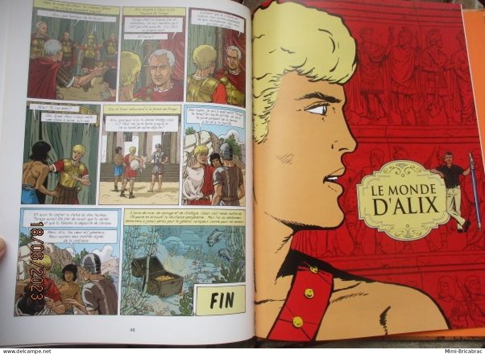 SF2012 / BD ALIX / L'IBERE en excellent état , édition de 2012 , valait 7,99€, avec suppl LE MONDE D'ALIX