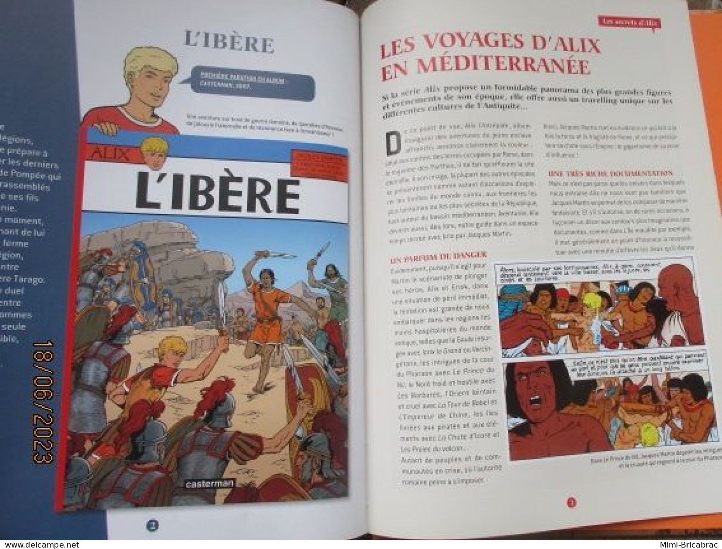 SF2012 / BD ALIX / L'IBERE en excellent état , édition de 2012 , valait 7,99€, avec suppl LE MONDE D'ALIX