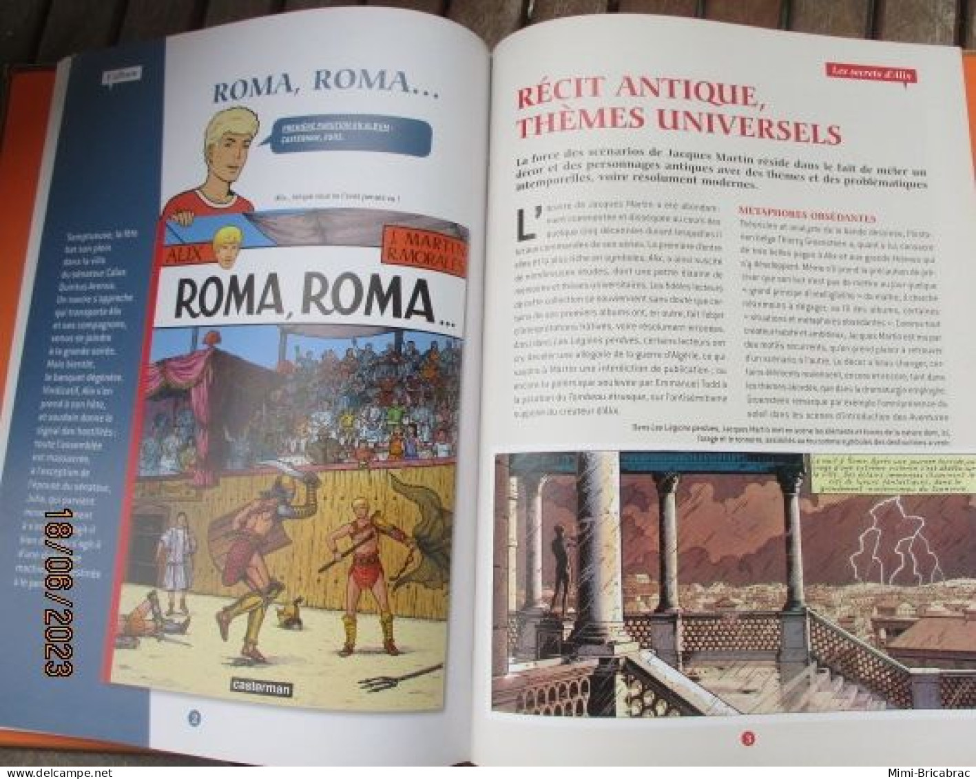 SF2012 / BD ALIX / ROMA, RIOMA ... en excellent état , édition de 2012 , valait 7,99€, avec suppl LE MONDE D'ALIX