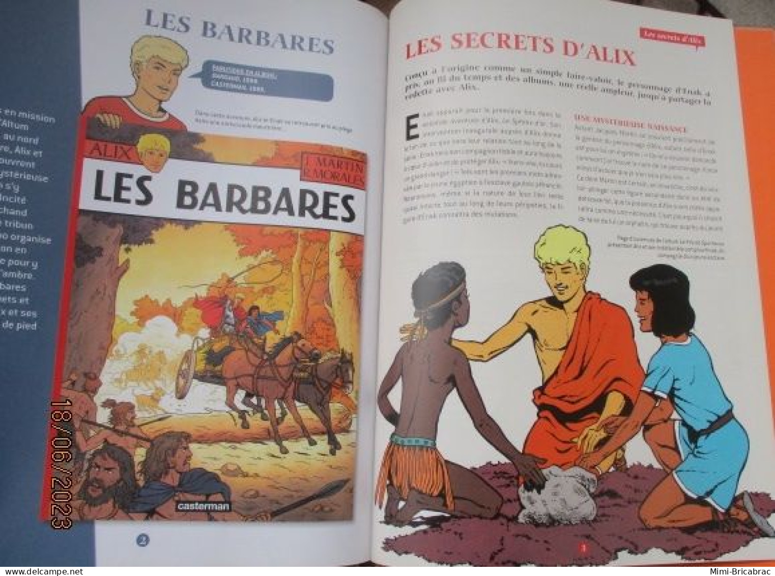 SF2012 / BD ALIX / LES BARBARES en excellent état , édition de 2012 , valait 7,99€, avec suppl LE MONDE D'ALIX