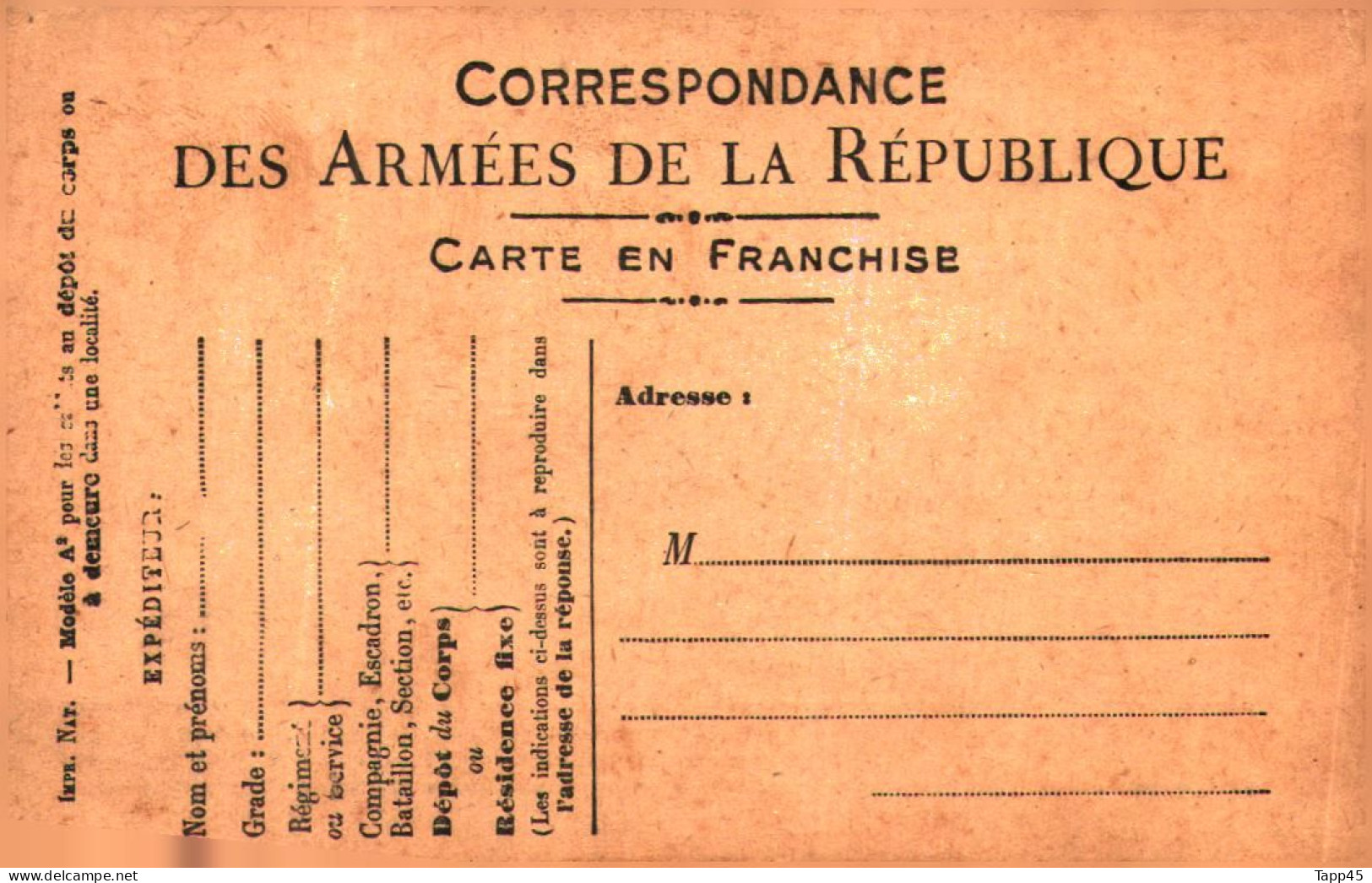 Carte Postale > Correspondance > Des Armées De La République 1916/17 >3 Cartes > Réf:C 02 - Verzamelingen & Kavels