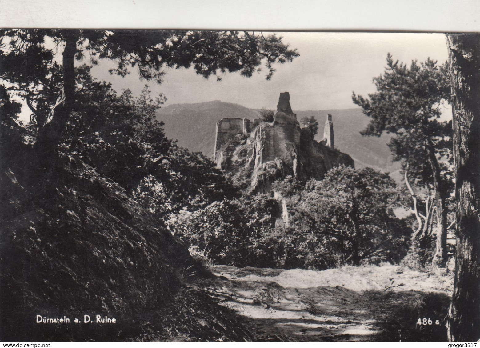 D153) DÜRNSTEIN A. D. - Ruine - ALT! ! 1959 - Wachau