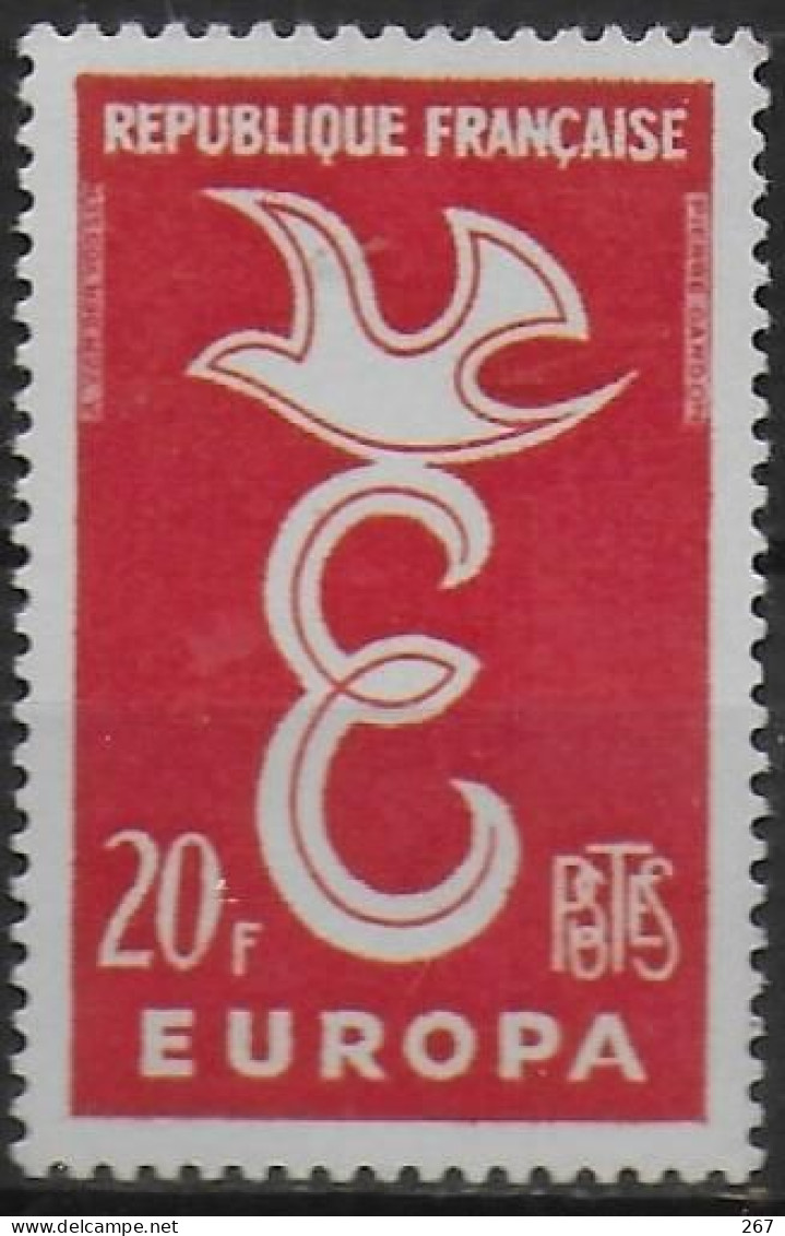 FRANCE  N° 1173  * *  Europa - 1958