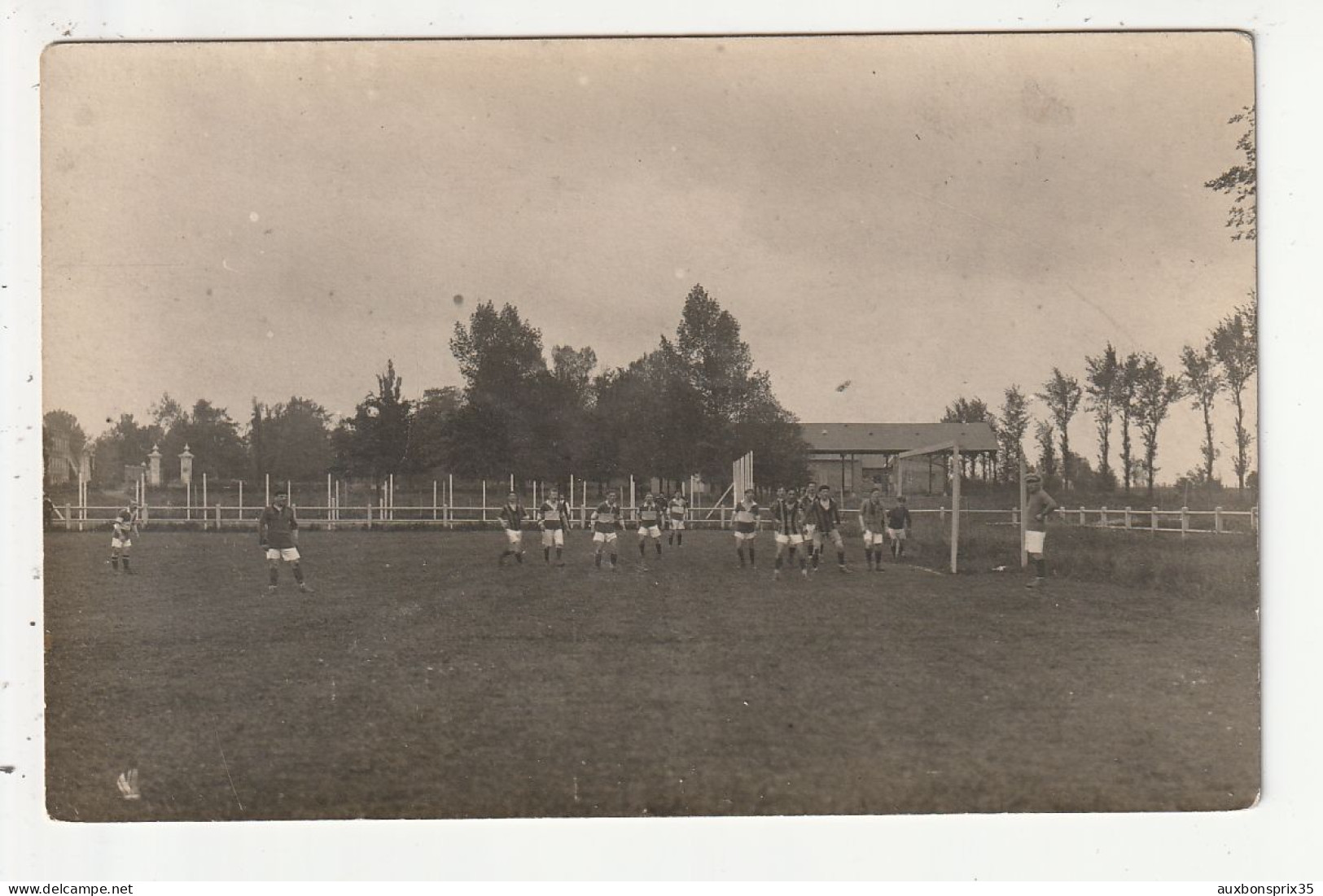 CARTE PHOTO - FOOTBALL - MATCH DU DIMANCHE 27 MAI 1923 - U.S.P.(1)  / J.A.A.(1) - Zu Identifizieren