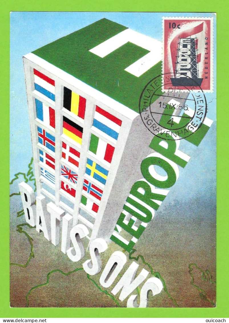 Europa Nederland 1956 Carte-maximum 659 - 1956