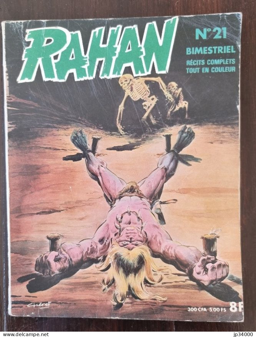 CHERET: Rahan N°21. L'ile Des Morts Vivants. EO 1976 (Vaillant) 1° Série. (A) - Rahan