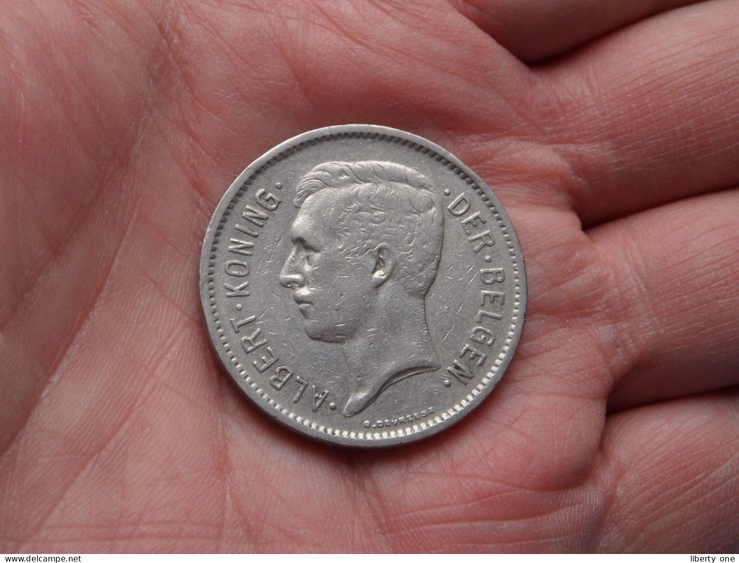 1930 VL - 5 Franc / EEN Belga - Pos B ( Uncleaned Coin / For Grade, Please See Photo ) ! - 5 Francs & 1 Belga