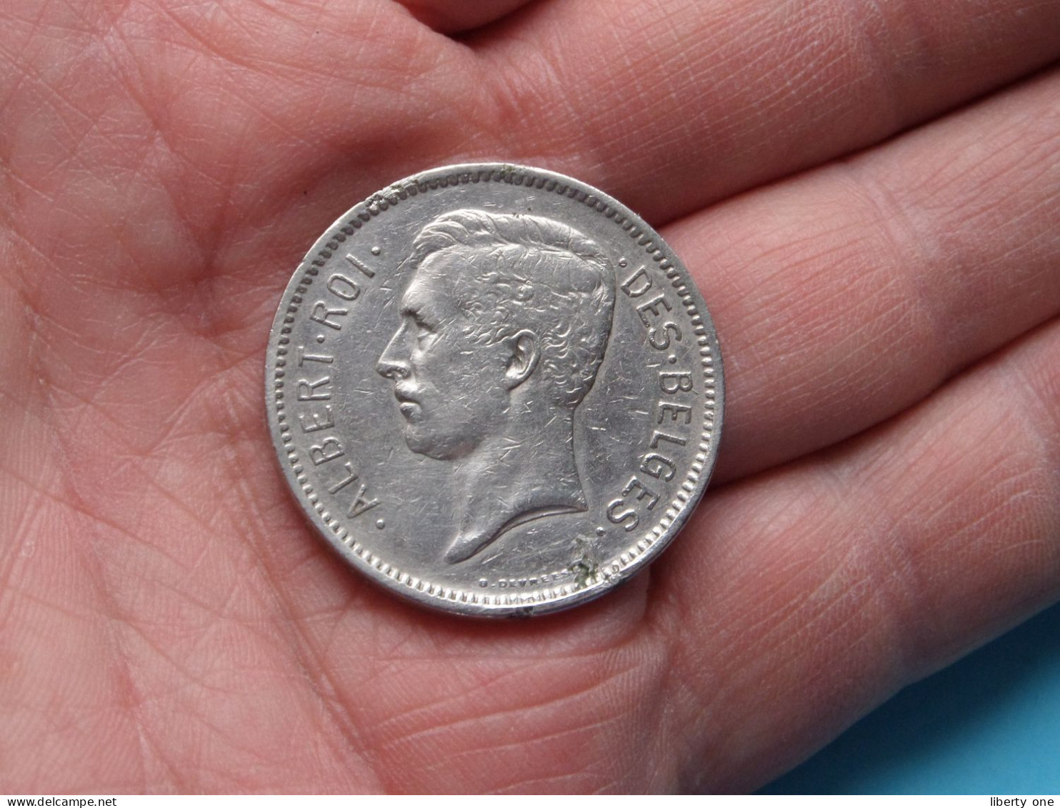 1932 FR - 5 Franc / UN Belga - Pos B ( Uncleaned Coin / For Grade, Please See Photo ) ! - 5 Frank & 1 Belga