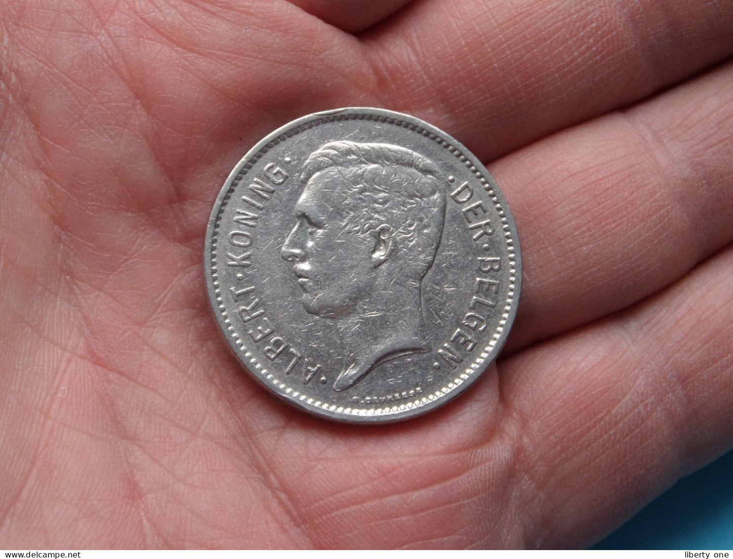1932 VL - 5 Franc / EEN Belga - Pos A ( Uncleaned Coin / For Grade, Please See Photo ) ! - 5 Francs & 1 Belga