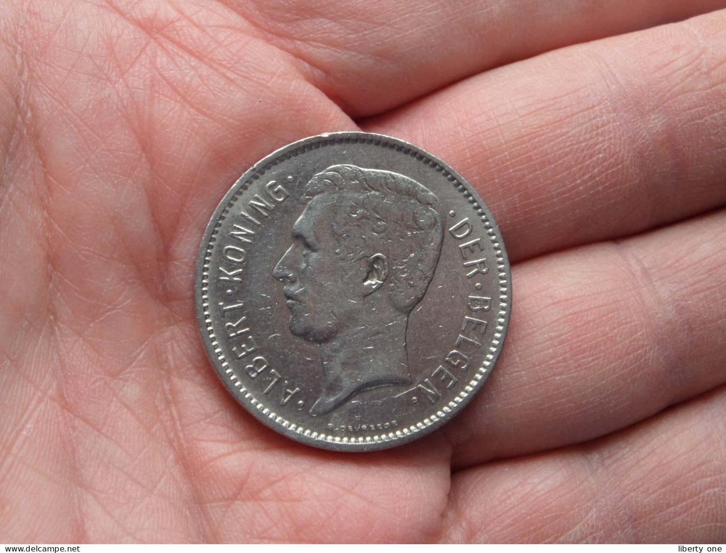 1933 VL - 5 Franc / EEN Belga - Pos A ( Uncleaned Coin / For Grade, Please See Photo ) ! - 5 Frank & 1 Belga