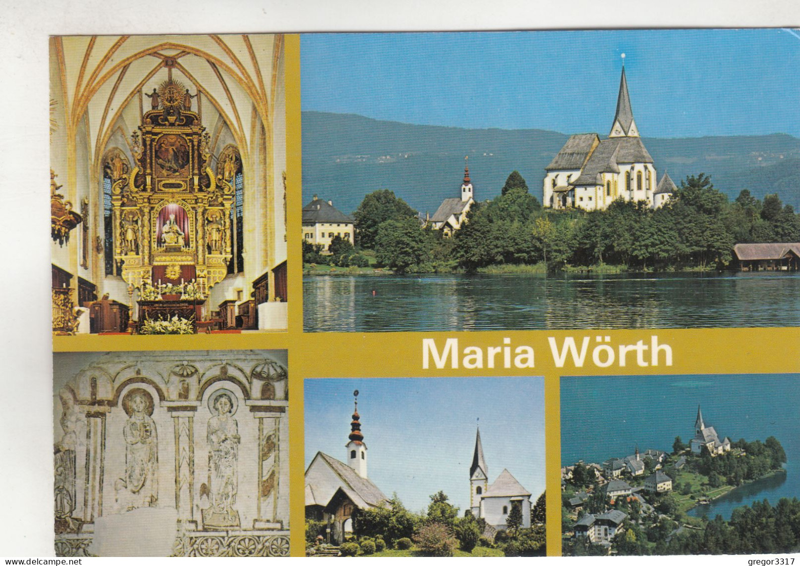 D207) MARIA WÖRTH Am  Wörthersee - Mehrbild AK - Kirchen Innen Und Außen - Maria Wörth