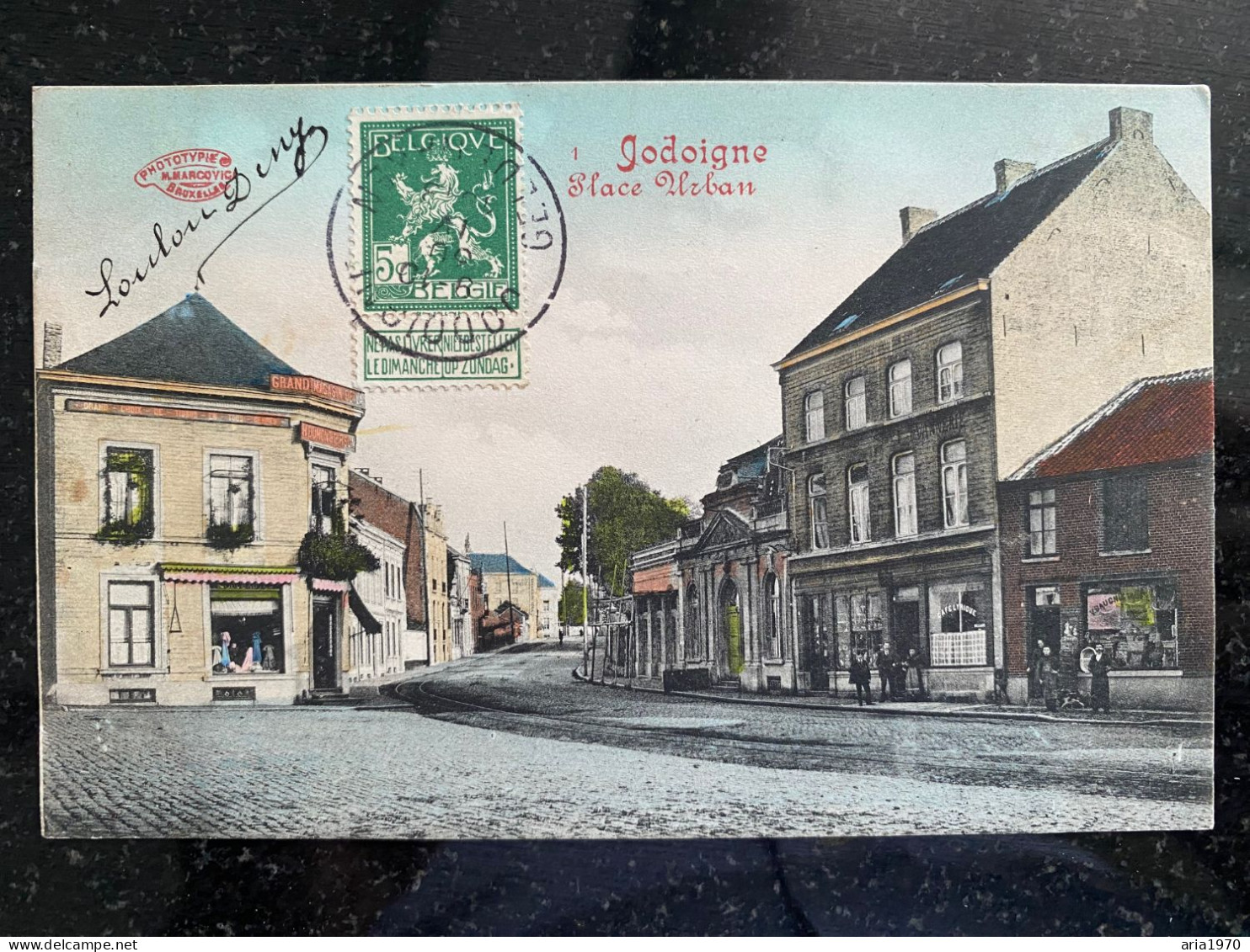 JODOIGNE  Place Urbain Carte En Couleur Couleur - Jodoigne