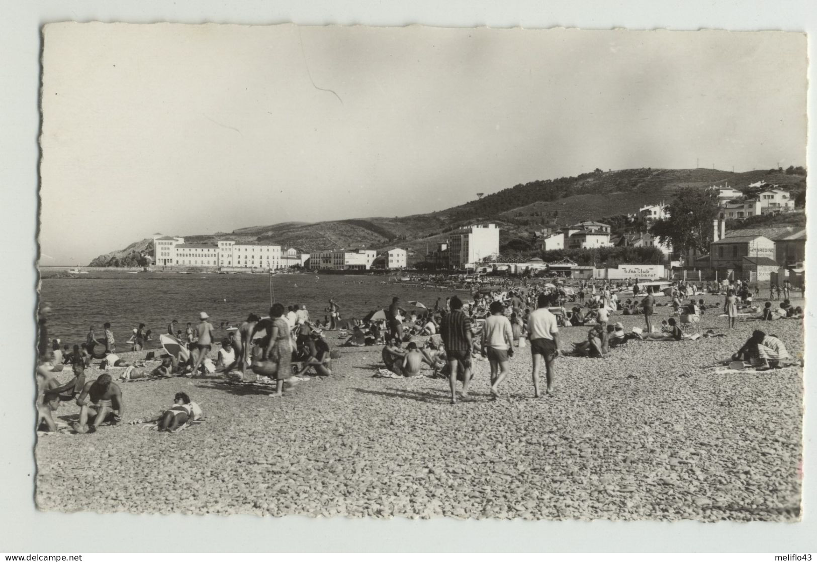 66/ CPSM A - Banyuls Sur Mer -  La Plage - Banyuls Sur Mer