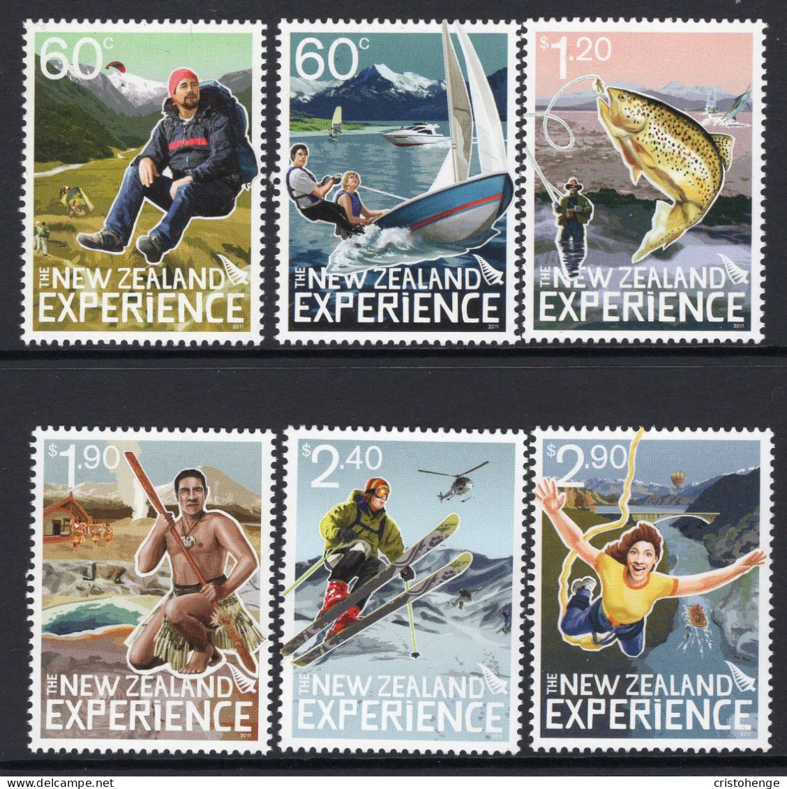 New Zealand 2011 The New Zealand Experience Set MNH (SG 3314-3319) - Nuevos