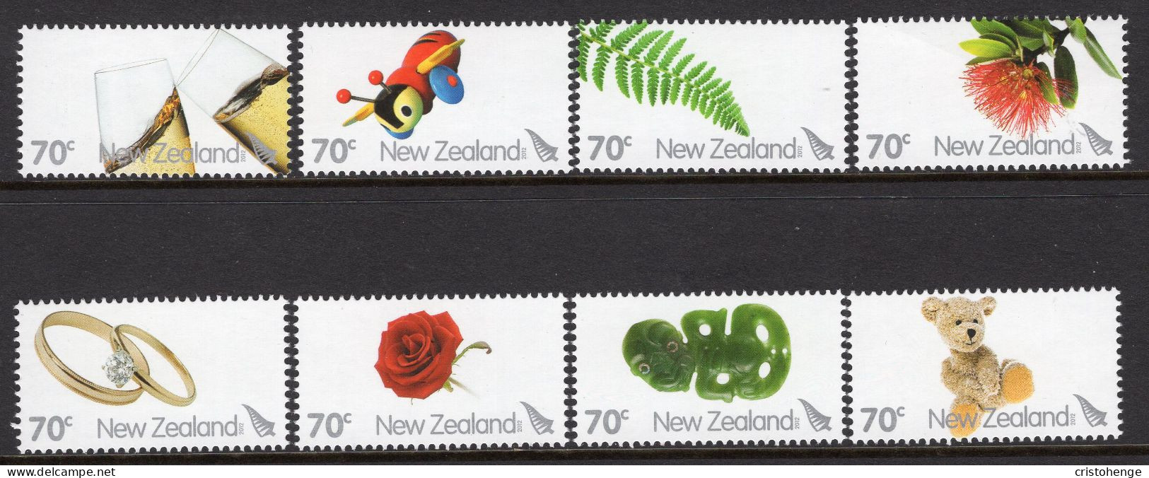 New Zealand 2012 Personalised Stamps - Set From MS MNH (from SG MS3377) - Unused Stamps