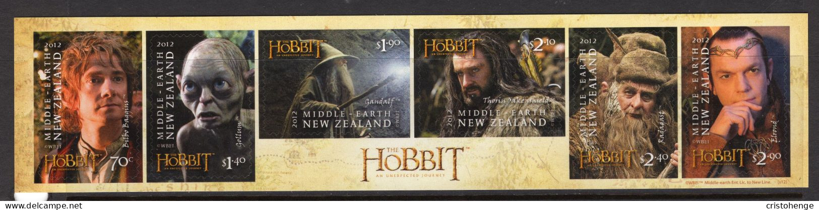 New Zealand 2012 The Hobbit - An Unexpected Journey Self-adhesive Set MNH (SG 3417-3422) - Unused Stamps