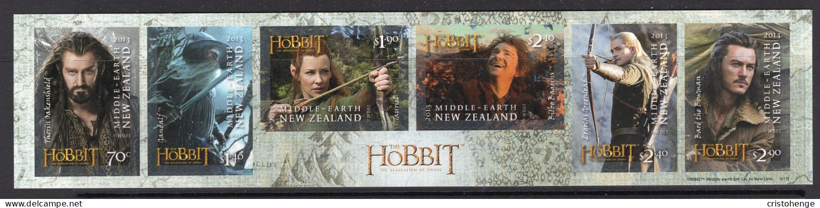 New Zealand 2013 The Hobbit - The Desolaution Of Smaug Self-adhesive Set MNH (SG 3518-3523) - Unused Stamps