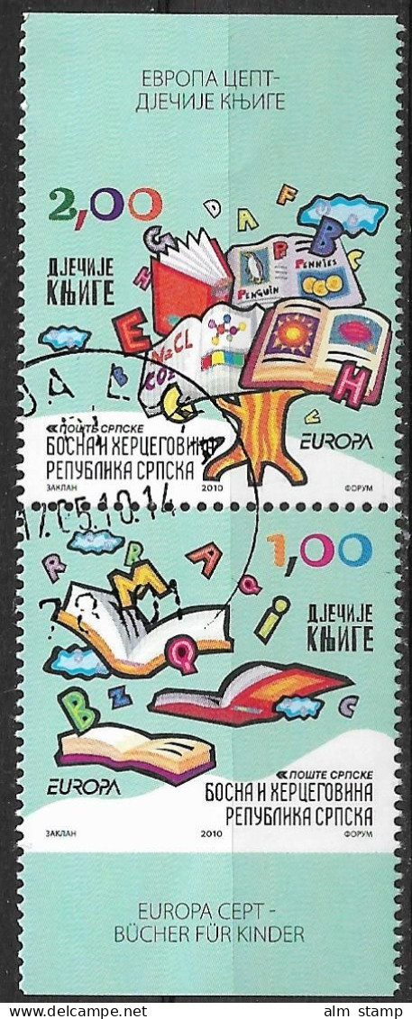 2010 Bosnien-Herzegowina Serb. Rep. Bosna I Hercegovina Rep. Srbska Mi. 493-4  Do DU  Bookleset Used - 2010