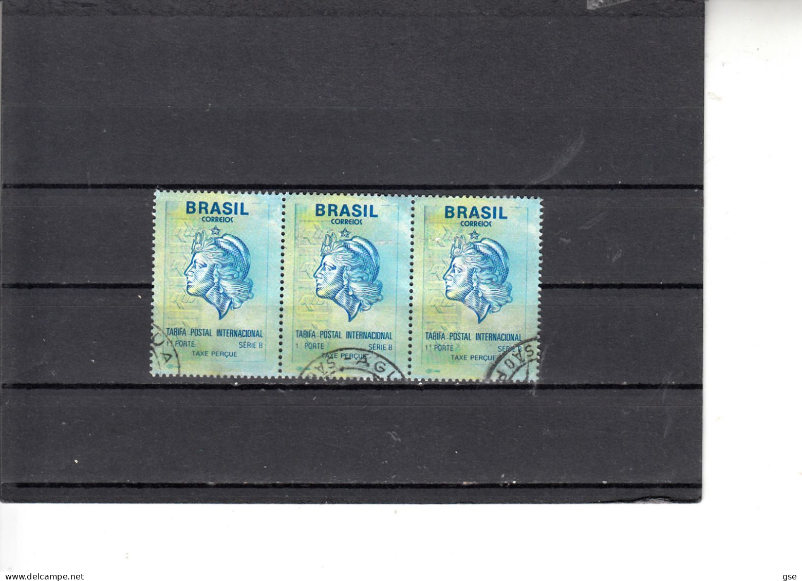 BRASILE  1993 - Yvert  2145° (x 3) -  Serie Corrente - Used Stamps