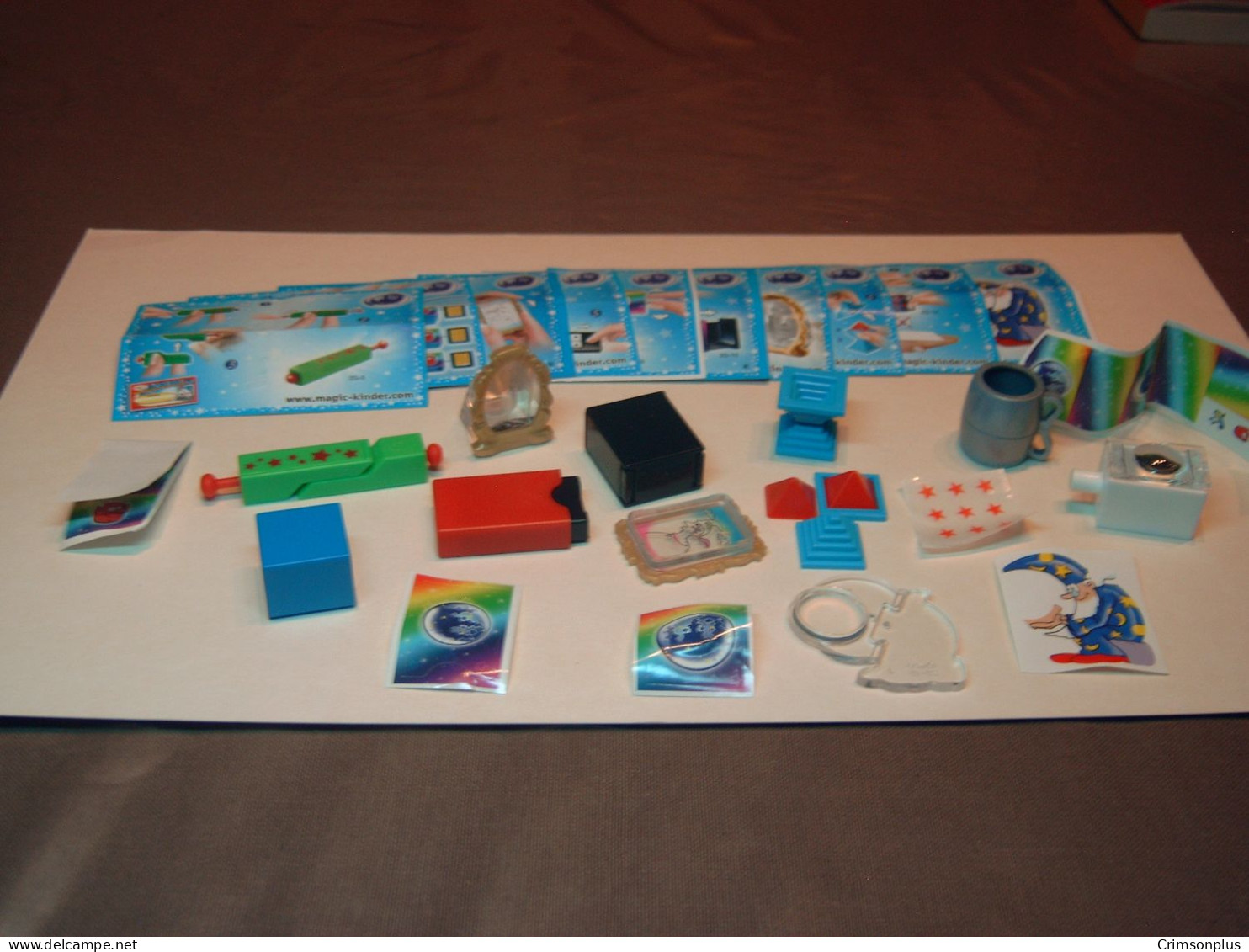 2006 Ferrero - Kinder Surprise -  2S-5 - 2S-15 - Magic Lessons - The Magic Items - Complete Set + 10 BPZ's - Monoblocs