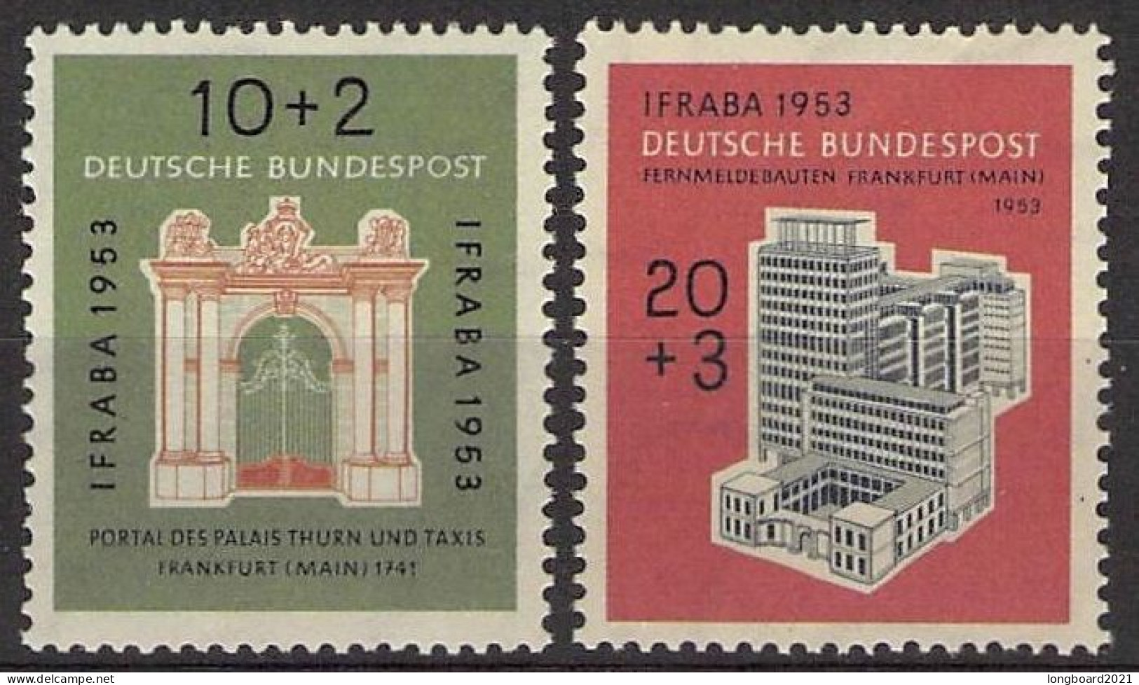 BRD - IFRABA 1953 Mi 171-172 **/MNH  /*48 - Neufs