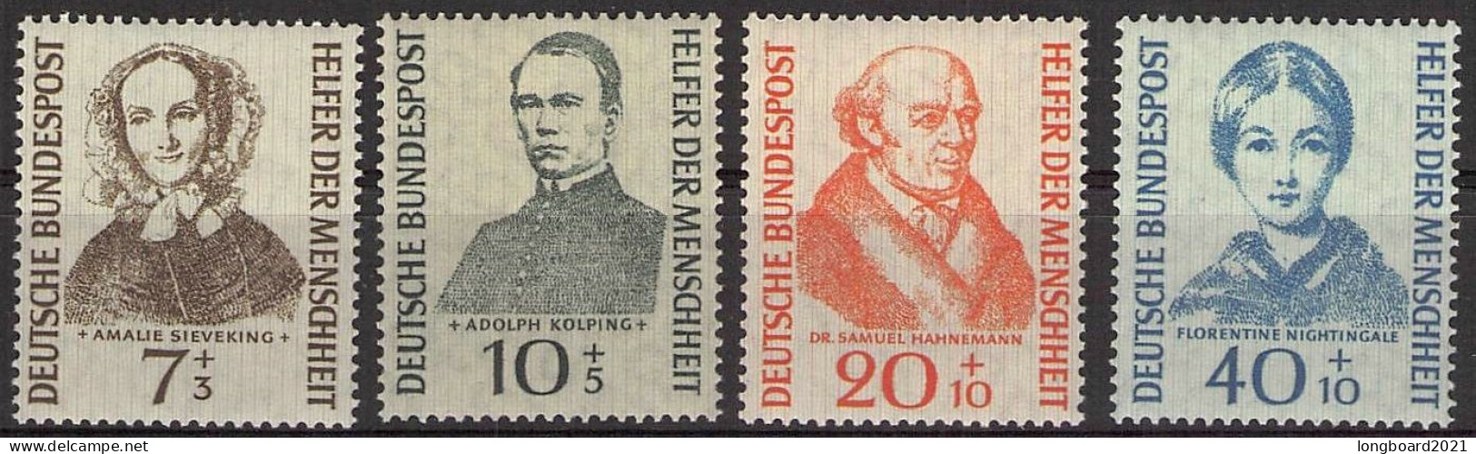 BRD - HELFER DER MENSCHHEIT 1955 Mi 222-225 **/MNH  /*48 - Ungebraucht