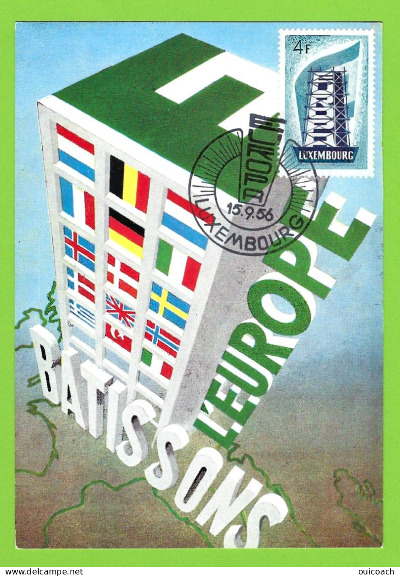 Europa Luxembourg 1956 Carte-maximum 732 - 1956