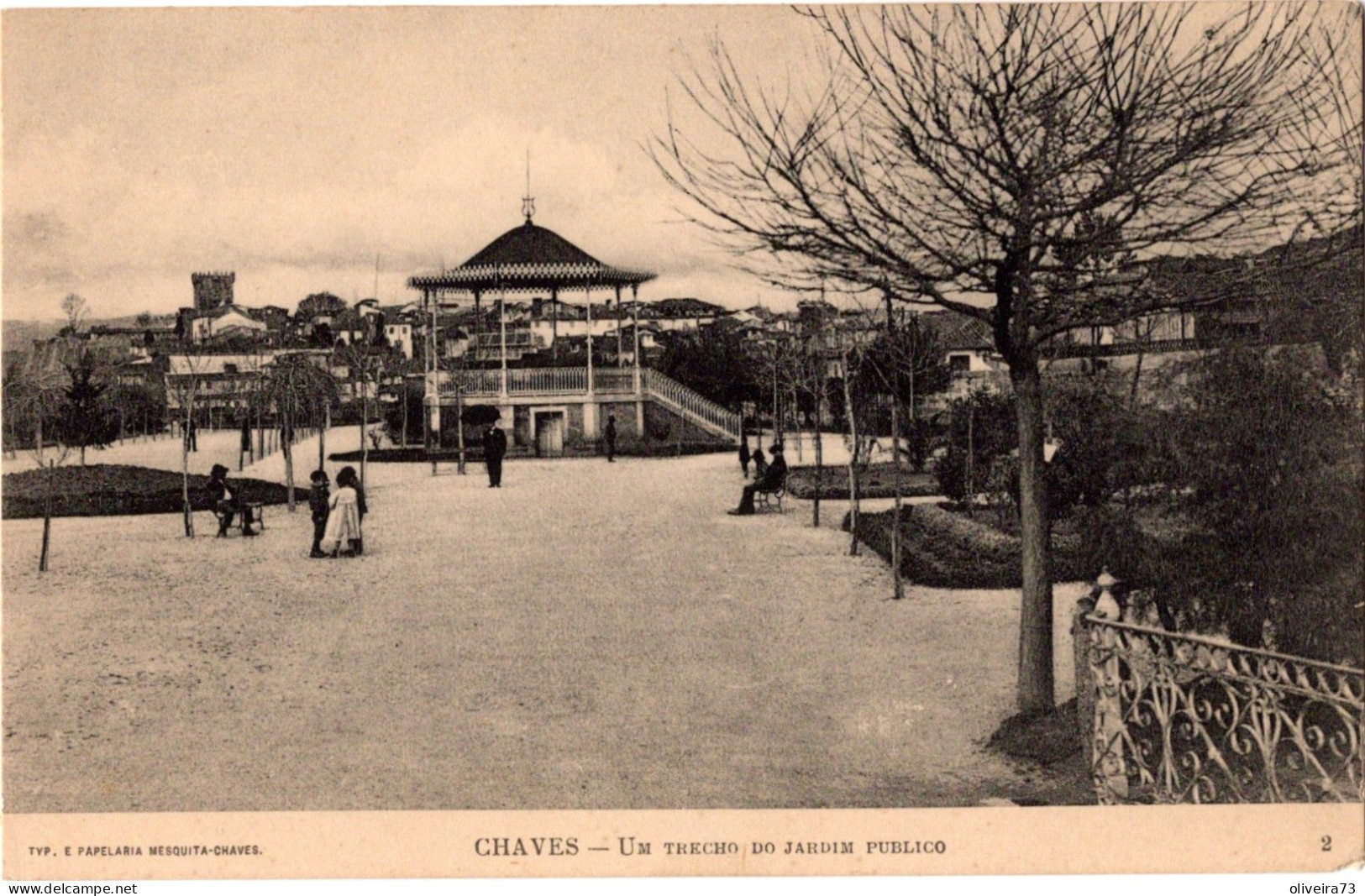 CHAVES - Um Trecho Do Jardim Publico - PORTUGAL - Vila Real