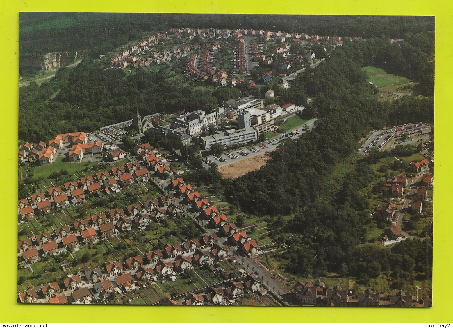 57 FREYMING MERLEBACH Vue Aérienne VOIR DOS Et FLAMME FOOT 17ème Tournoi De Poussins En 1991 - Freyming Merlebach