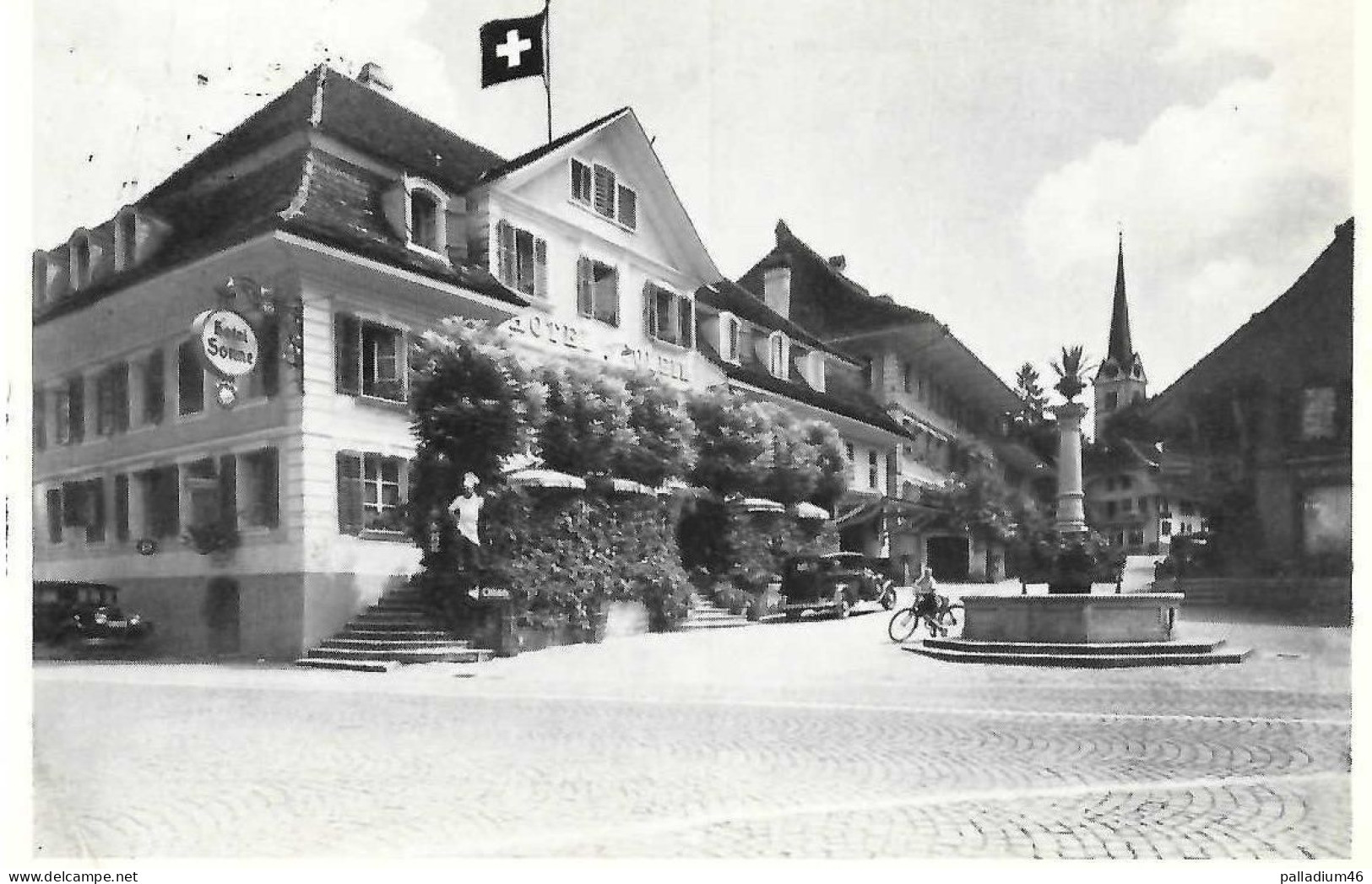 BERNE HERZOGENBUCHSEE - HOTEL SONNE  - Circulé -10 X 15 - Herzogenbuchsee