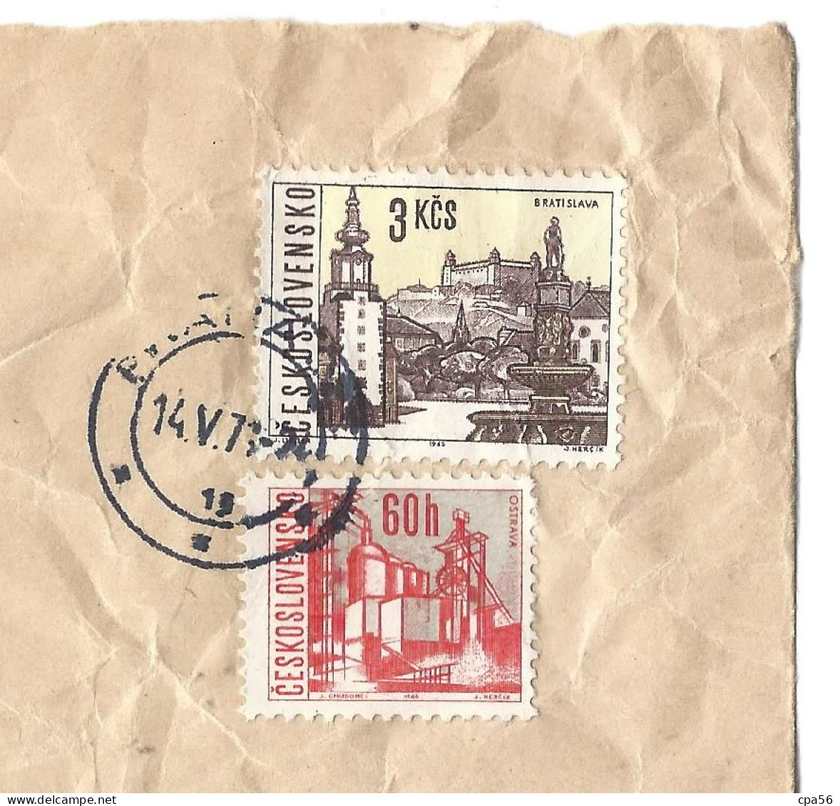 Enveloppe 2 Stamps - Storia Postale