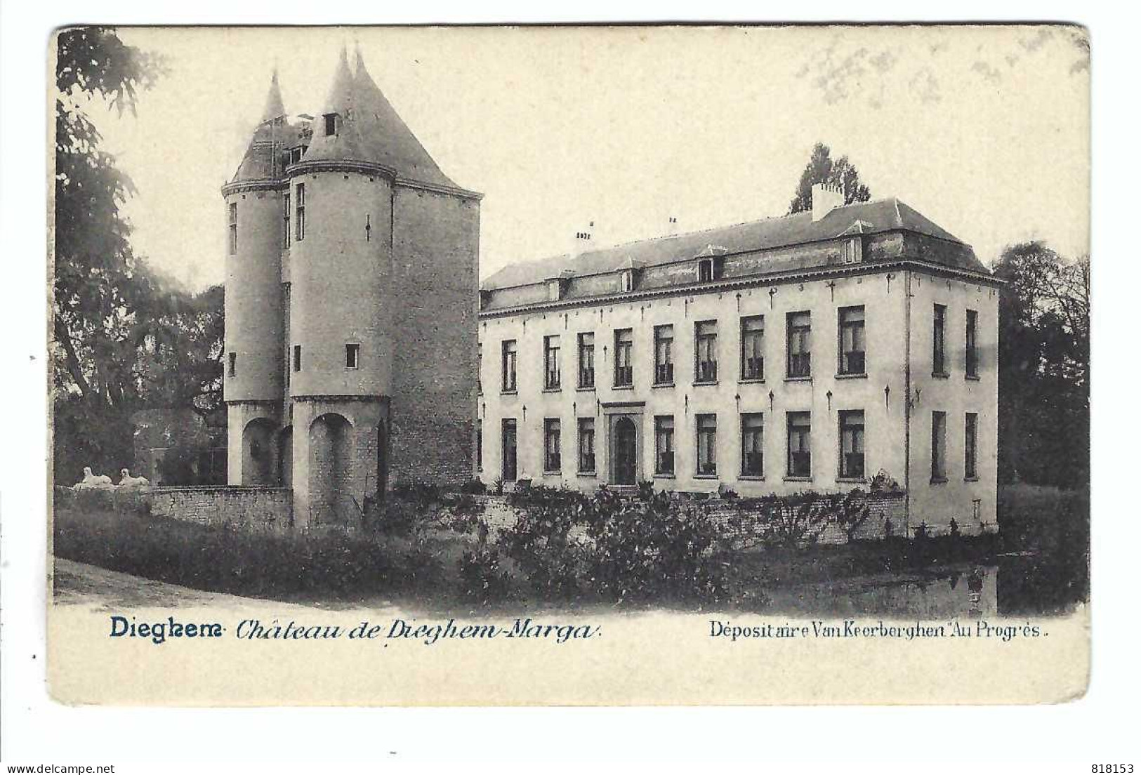 Diegem   Dieghem      Le Château De Dieghem-Marga - Diegem