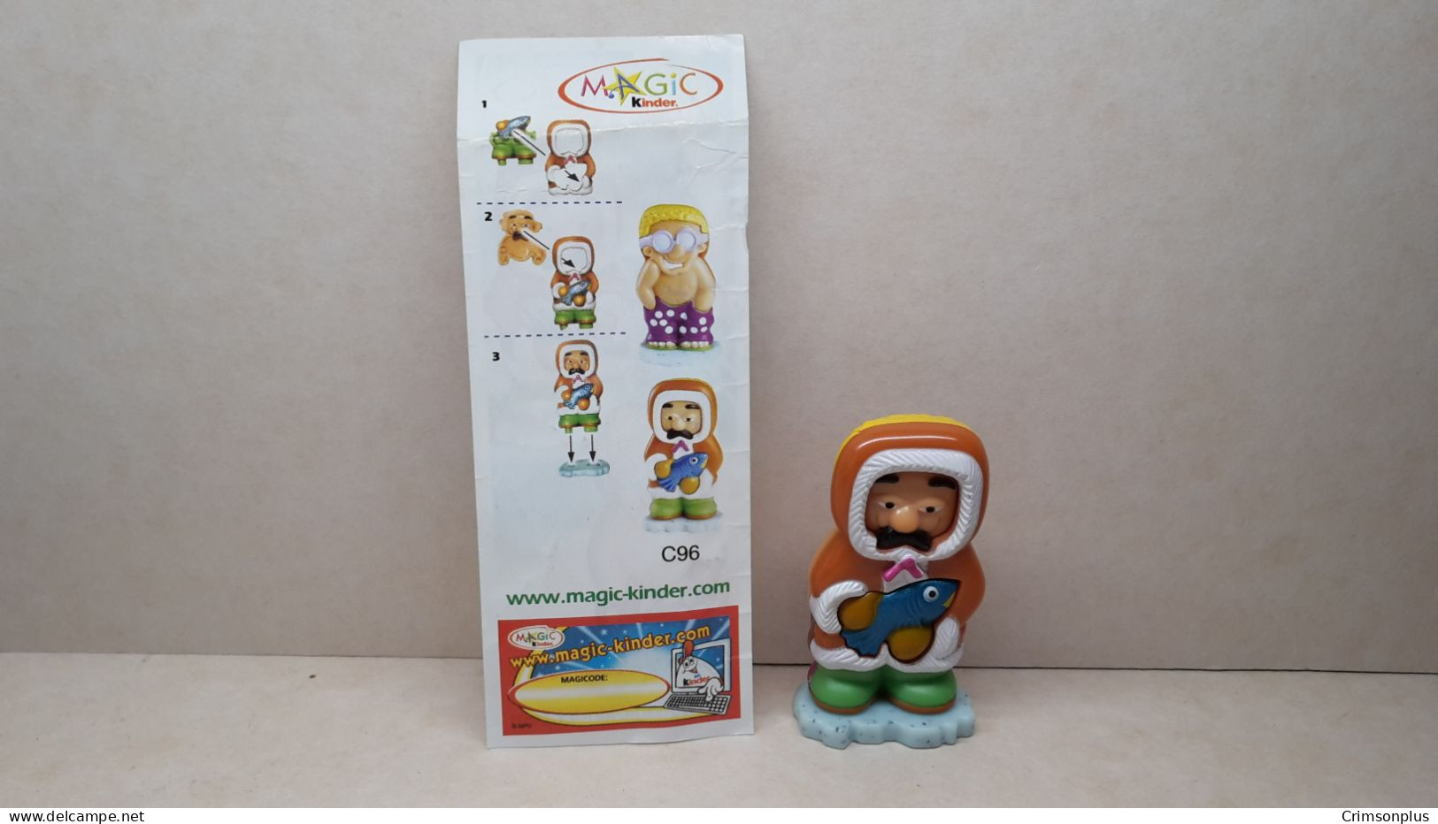 2004 Ferrero - Kinder Surprise - C96 - Eskimo And Holiday + BPZ - Monoblocs