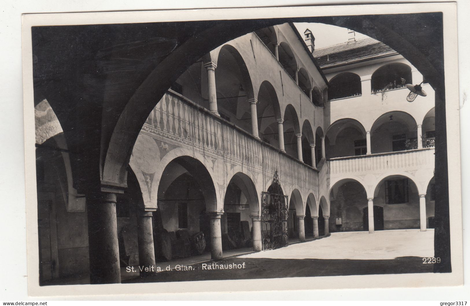 D240) ST. VEIT A. D. GLAN - RATHAUSHOF - Alt ! 1931 - St. Veit An Der Glan