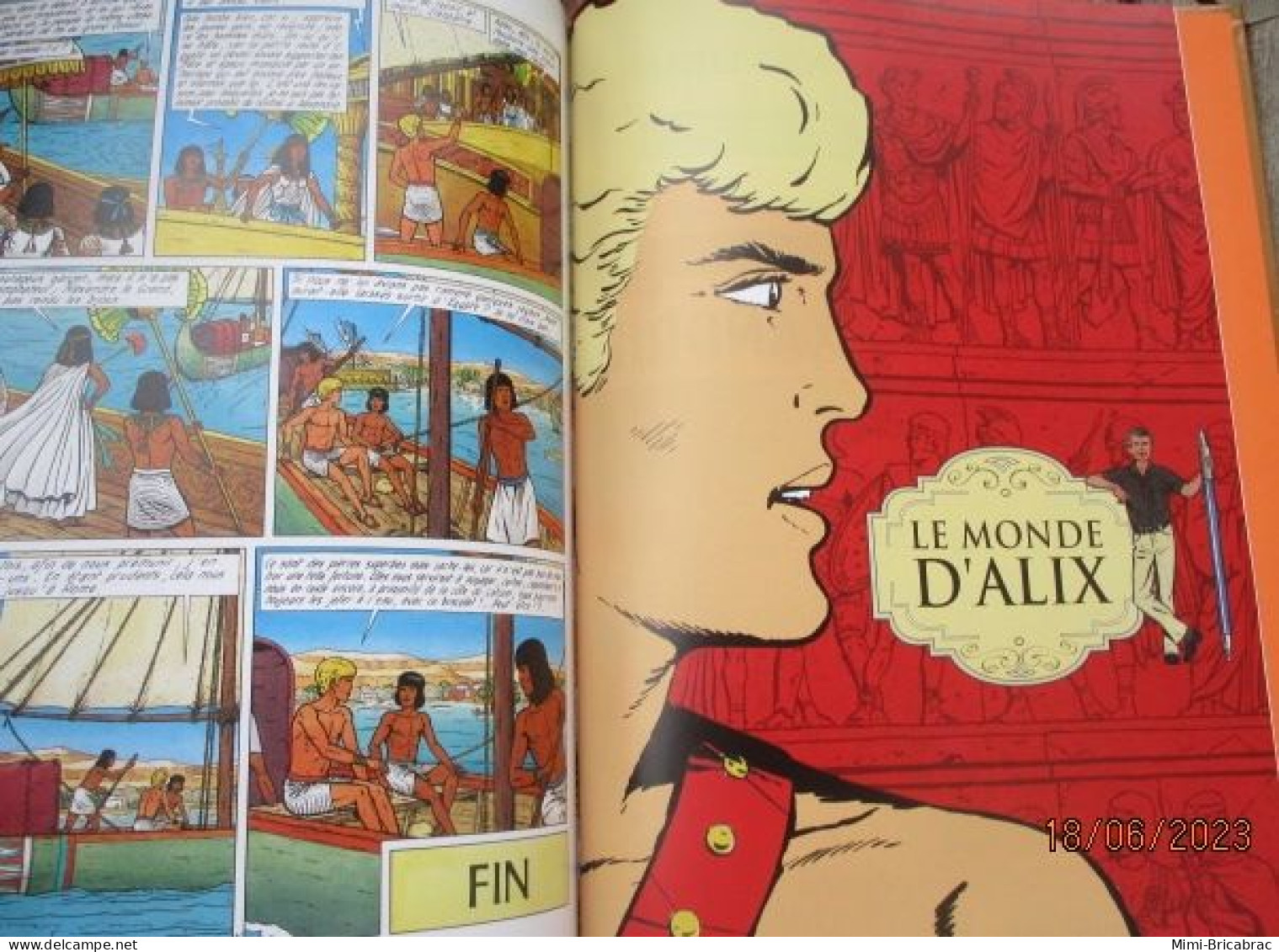 Pdf2018 / BD ALIX / O ALEXANDRIE en excellent état , édition de 2012 , valait 7,99€, avec suppl LE MONDE D'ALIX