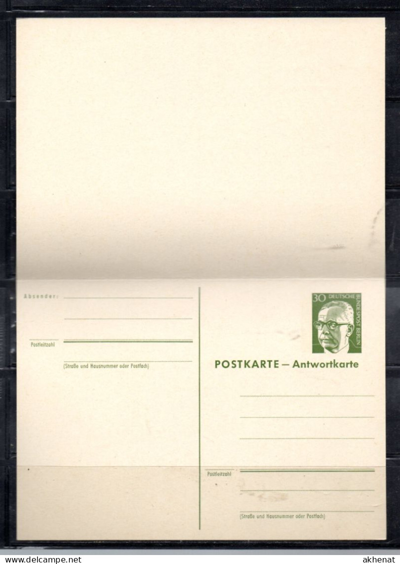 859/500 - BERLINO GERMANIA  , Cartolina + Antwortkarte - Postales - Nuevos