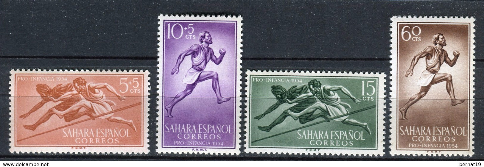 Sahara 1954. Edifil 112-15 ** MNH. - Sahara Español