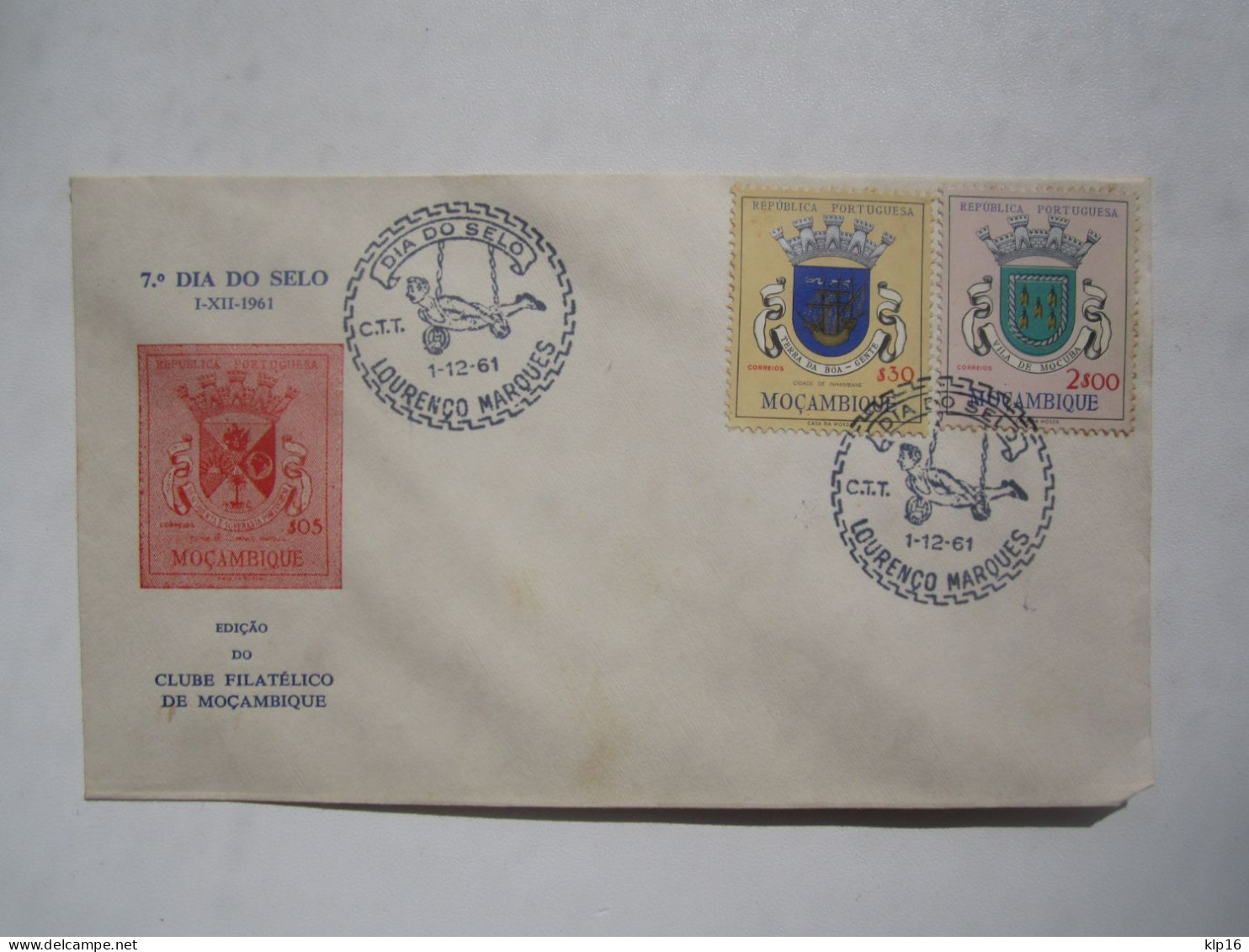 1961 LORENZO MARQUES MOZAMBIQUE FDC COVER - Lourenzo Marques