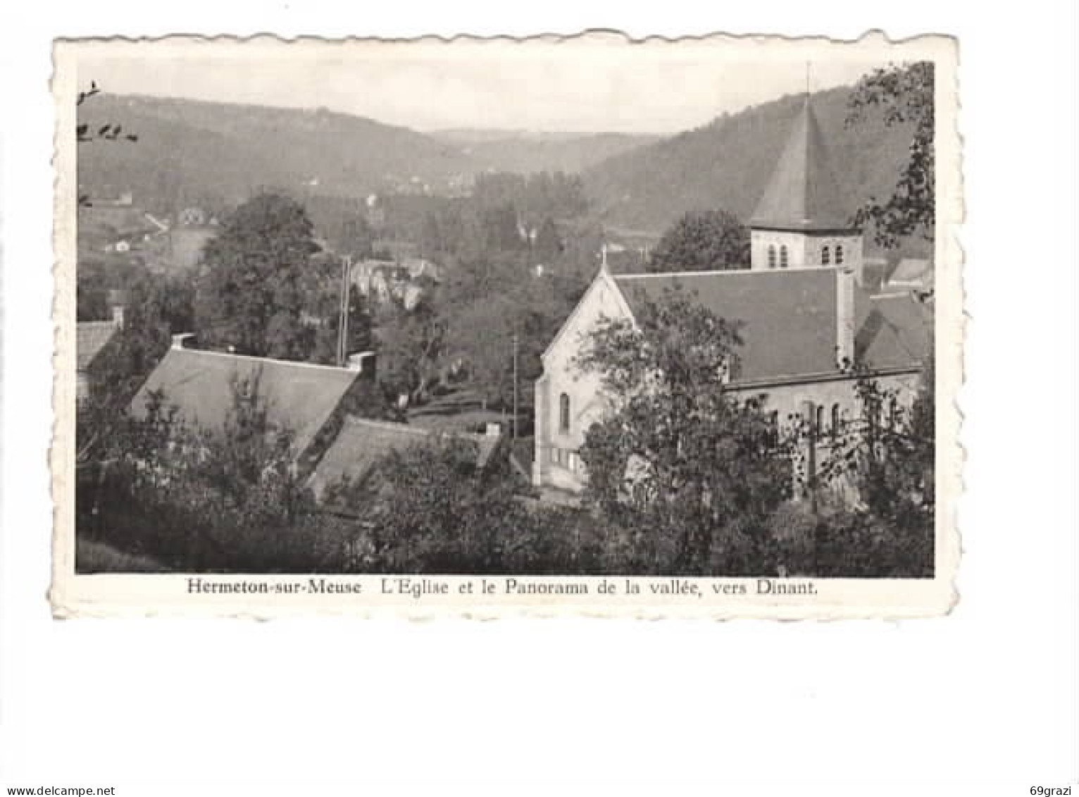 Hermeton Eglise Et Le Panorama De La Vallée, Vers Dinant - Hastière