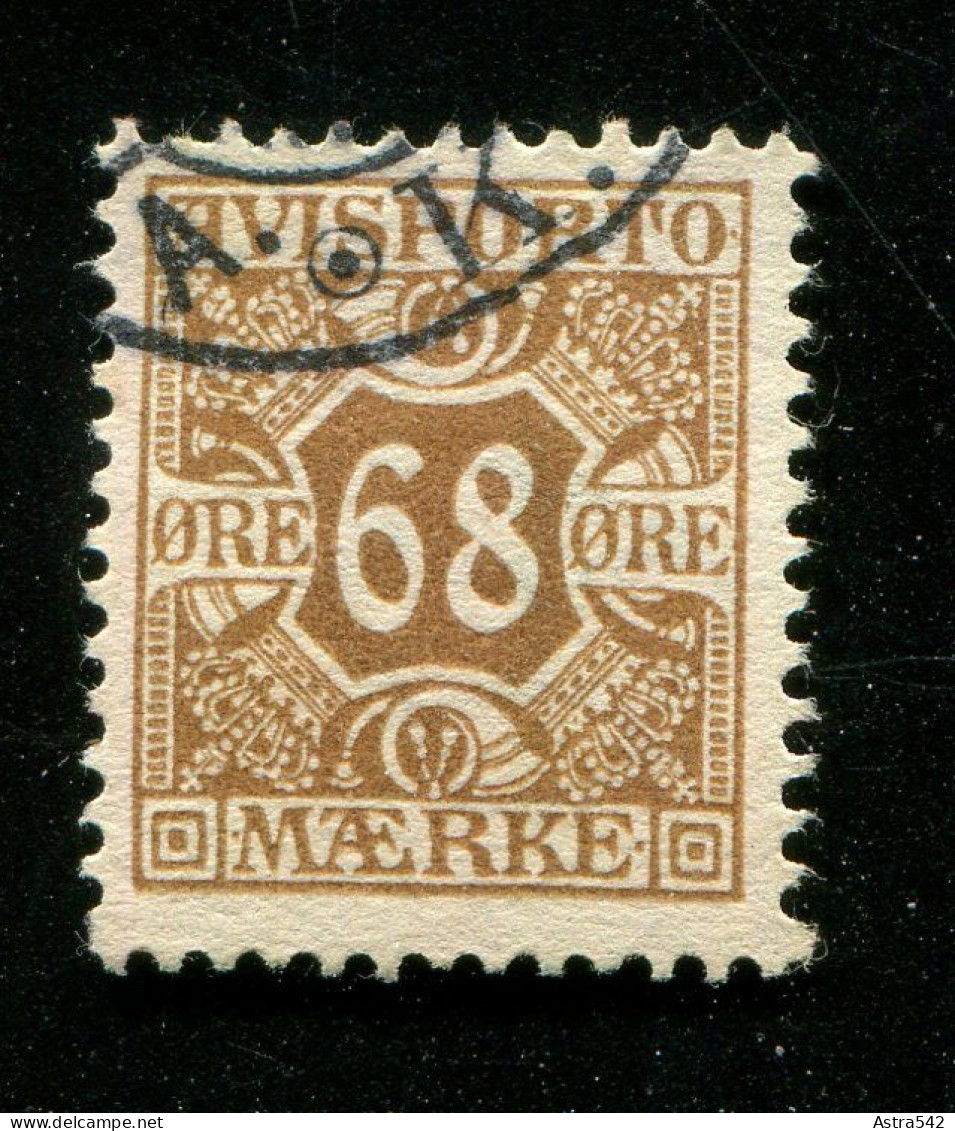 "DAENEMARK" 1907, Verrechnungsmarke Mi. 7 X Gestempelt (16269) - Strafport