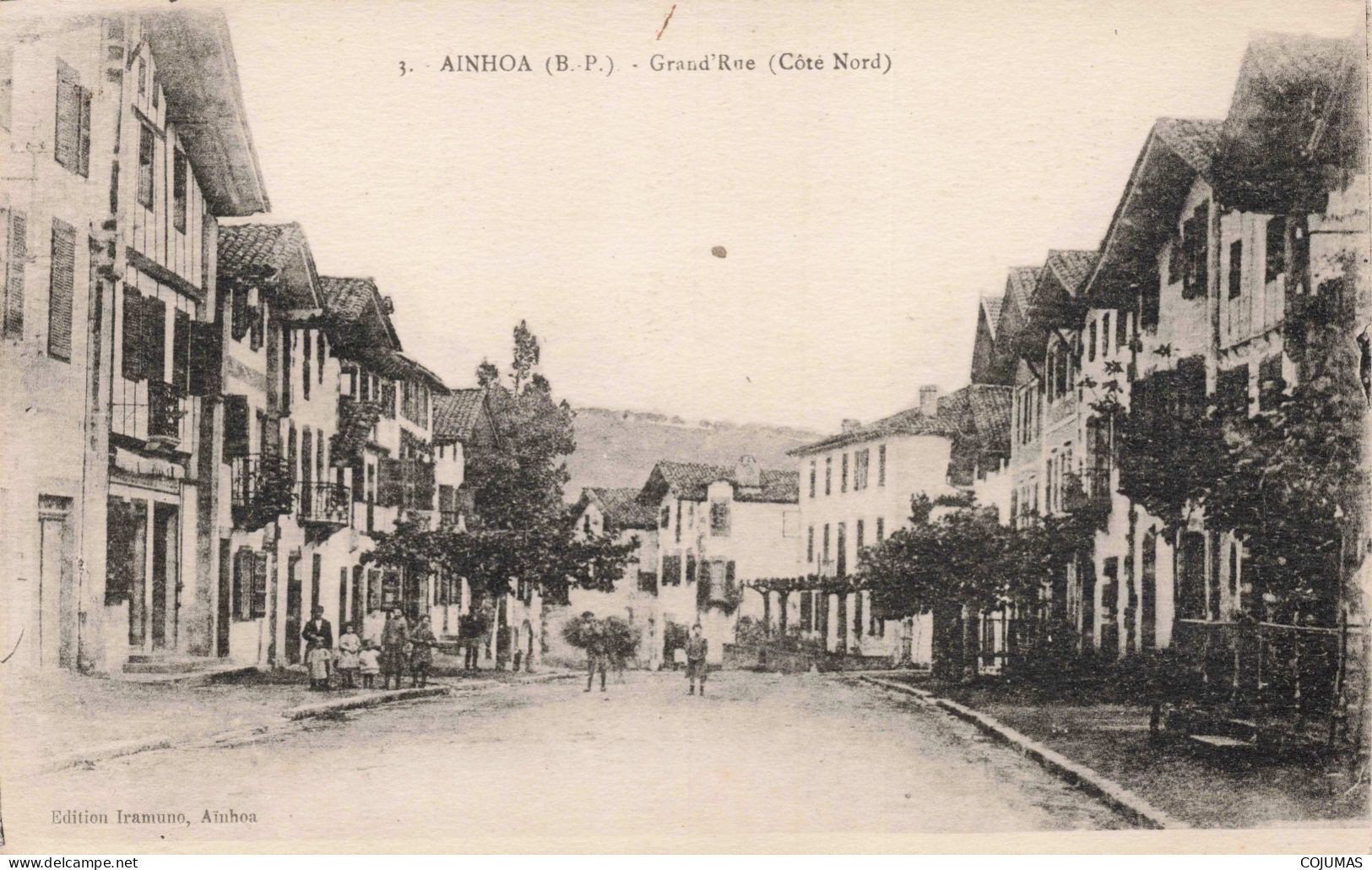 64 - AINHOA - S17861 - Grand'Rue - Côté Nord - Ainhoa