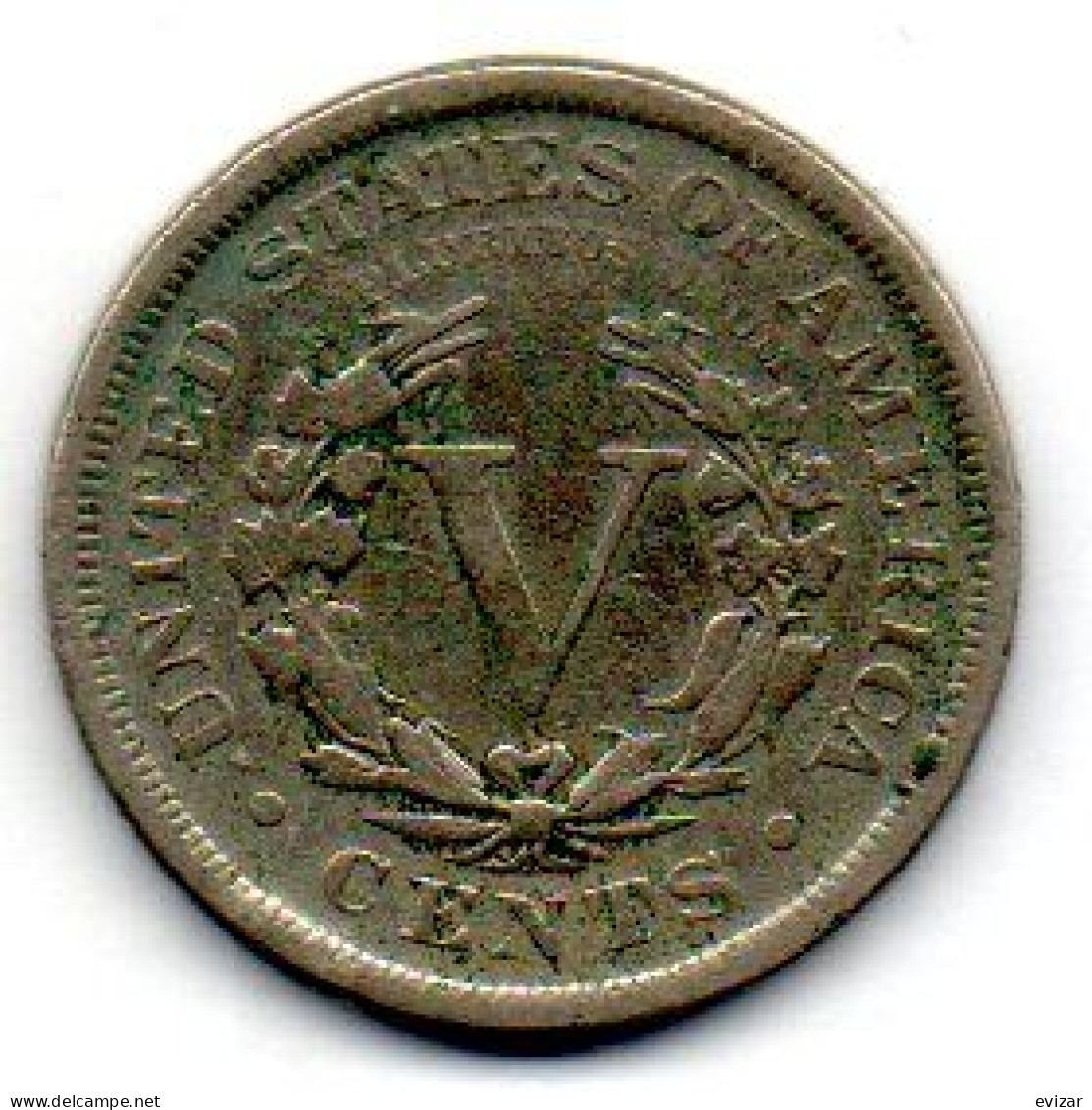 U.S.A, 5 Cents, Copper-Nickel, Year 1906, KM # 112 - 1883-1913: Liberty (Liberté)