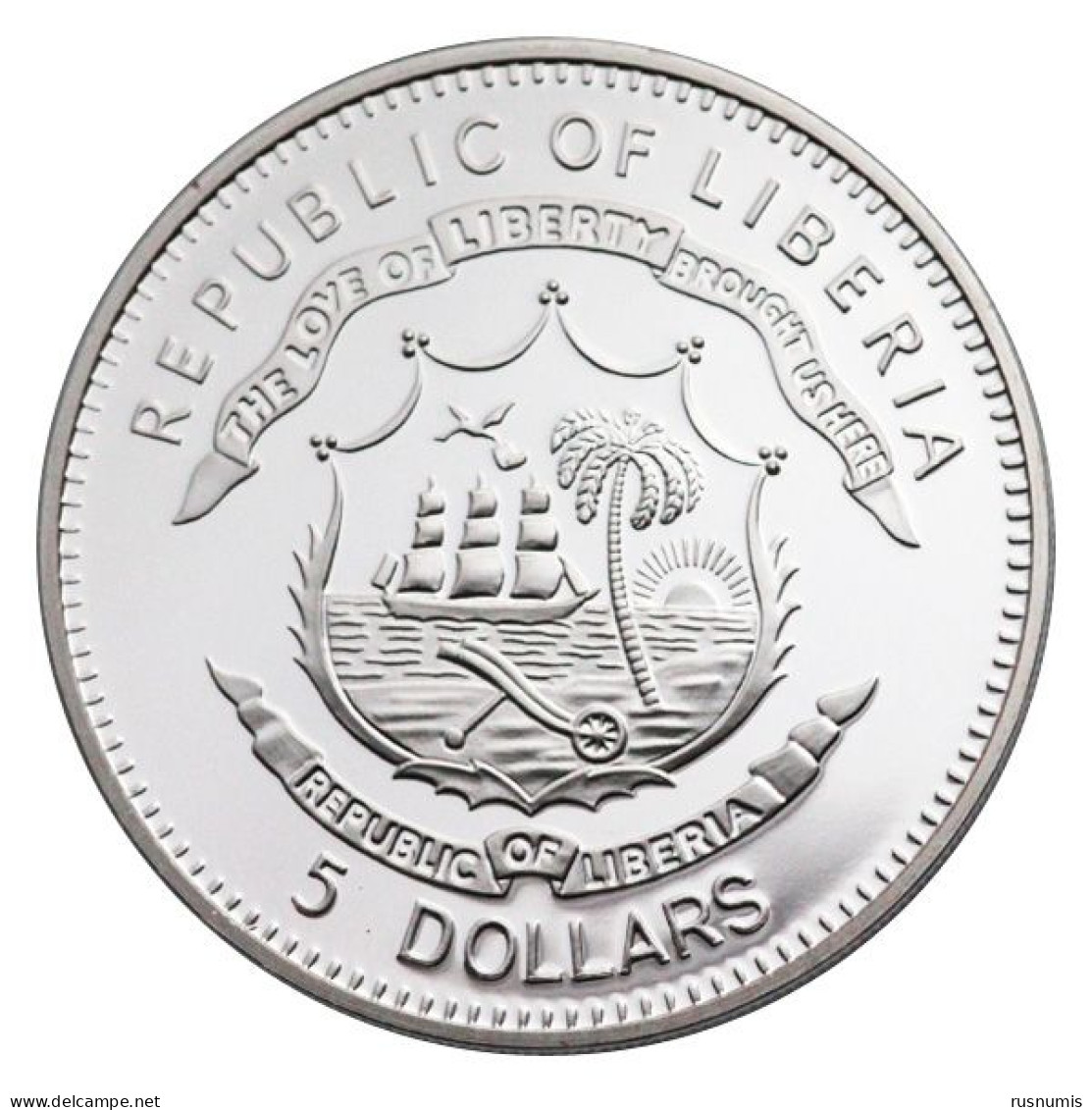 LIBERIA 5 $ GREATEST WARLORDS OF HISTORY - JULIUS CAESAR 2009 - Liberia