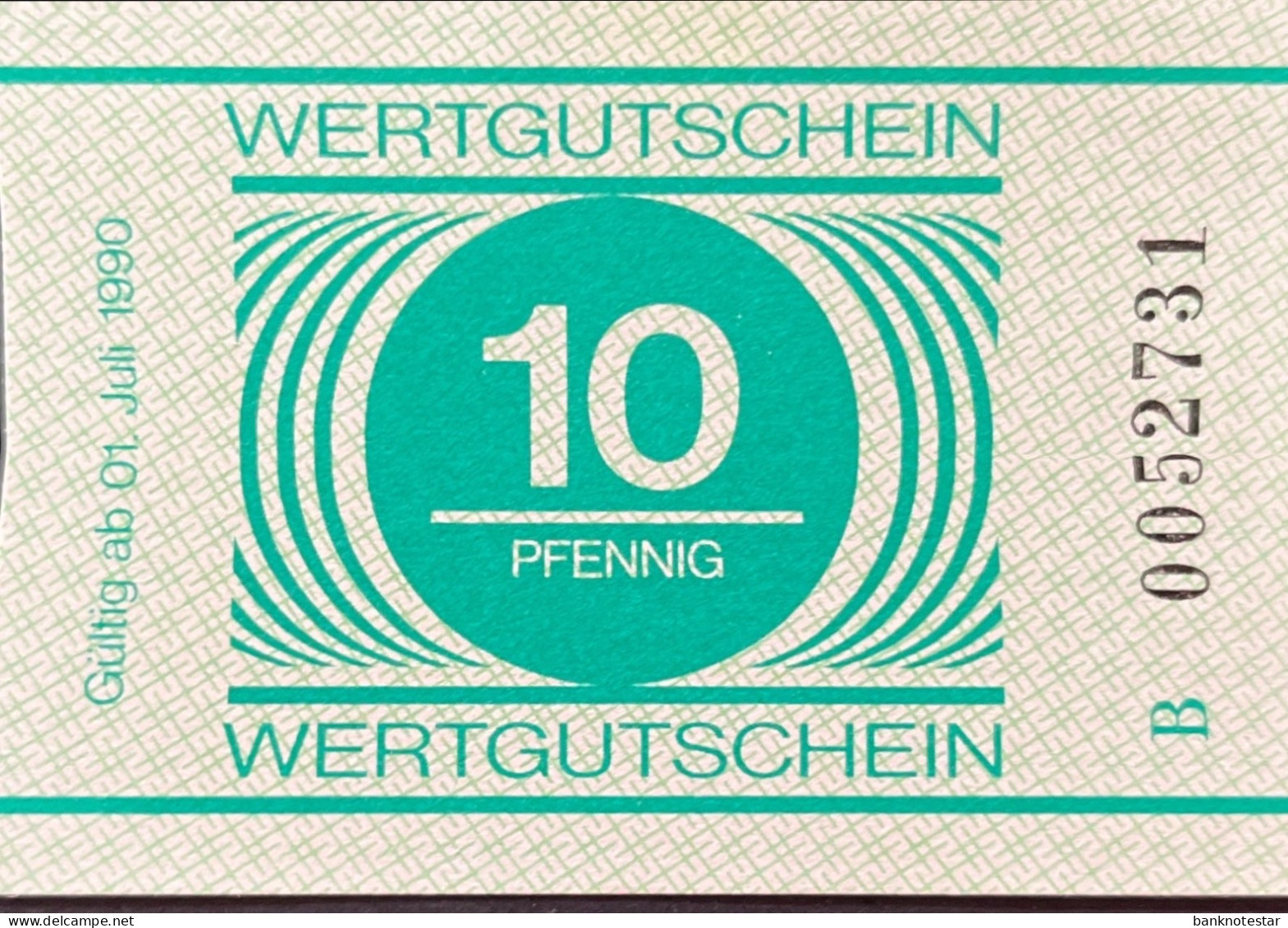 German Democratic Republic 10 Pfennig, P-NL (1990) - PRISON MONEY - UNC - Other & Unclassified